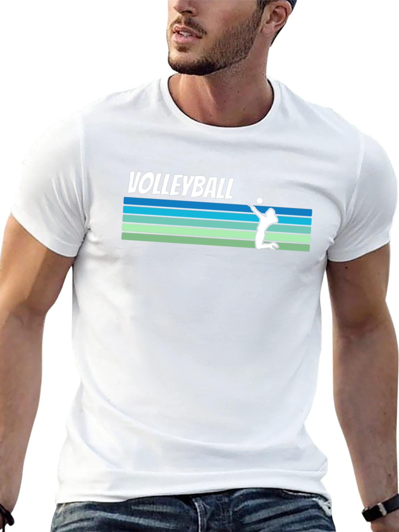 Volleyball Graphic Tee - Stylish Sport Shirt