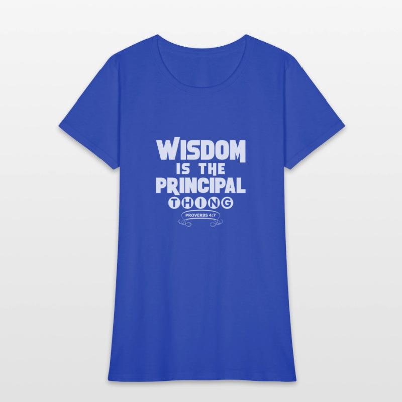 wisdom tshirt white