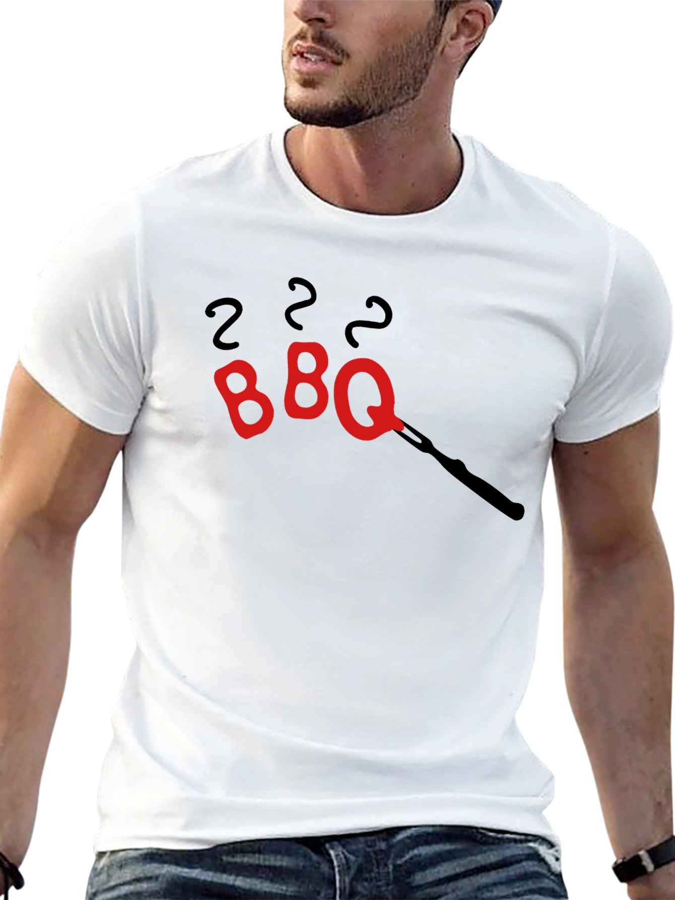 BBQ Grill Master T-Shirt - Black Cotton Tee