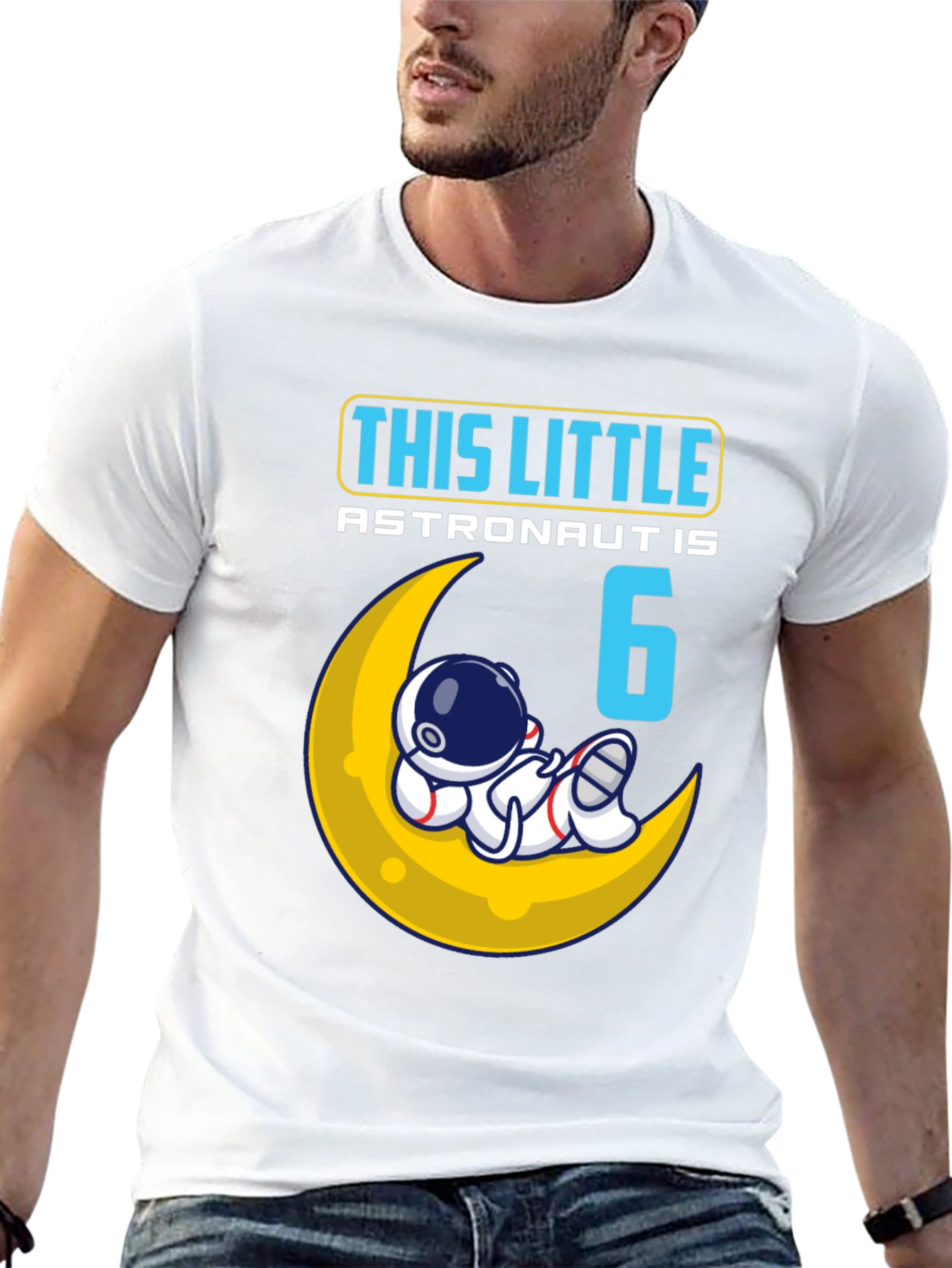 6th Birthday Astronaut T-Shirt - Space Theme
