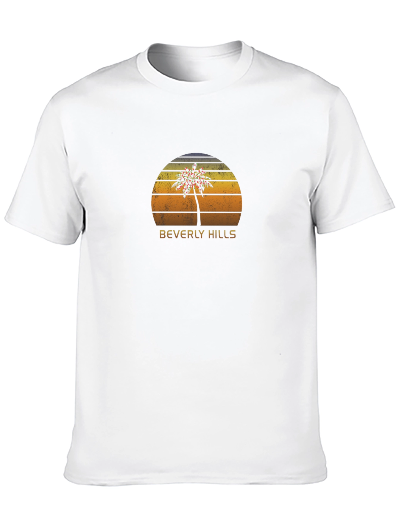 Beverly Hills Retro Palm Tree Graphic Tee
