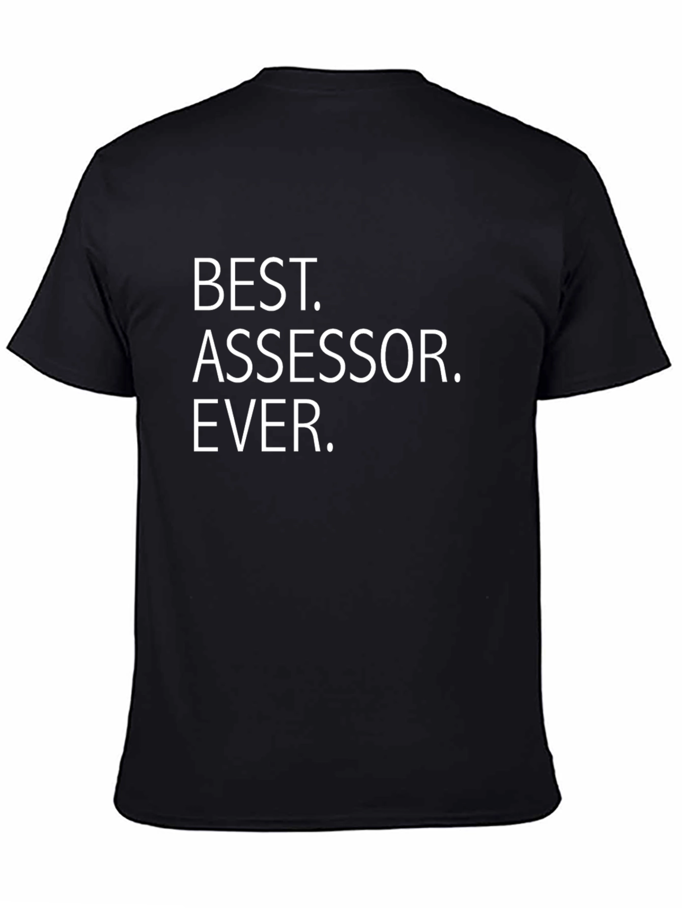 Best Assessor Ever Black T-Shirt - Unisex