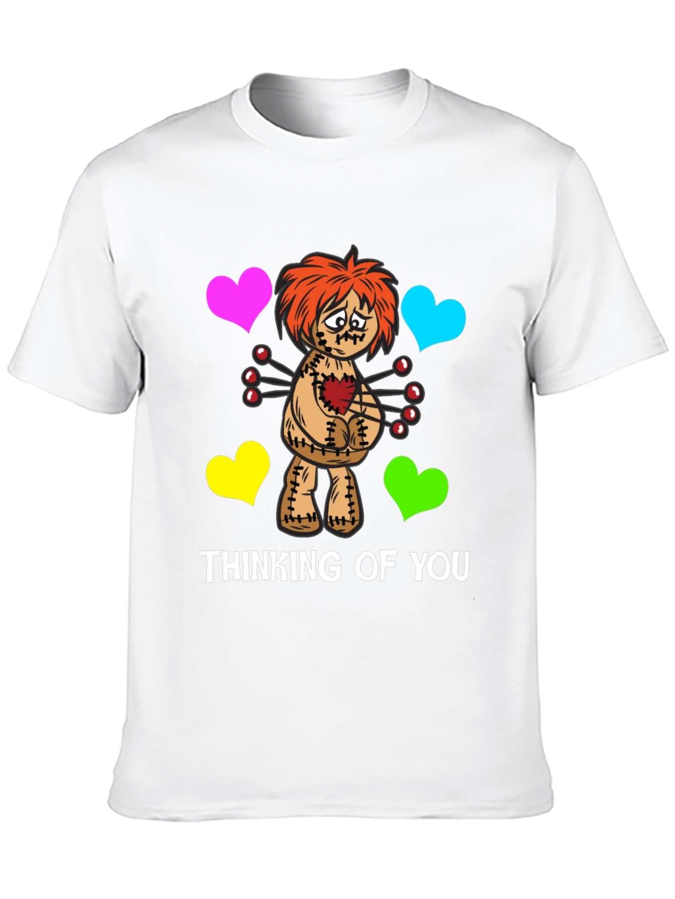 Thinking of You Voodoo Doll Graphic T-Shirt