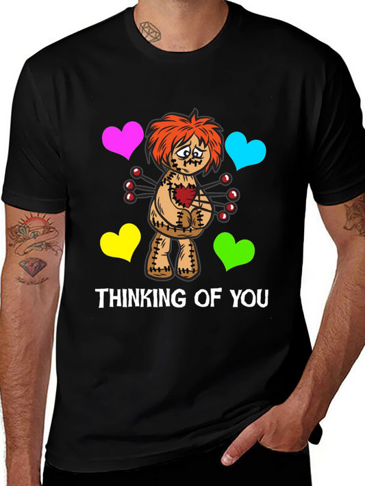 Thinking of You Voodoo Doll Graphic T-Shirt