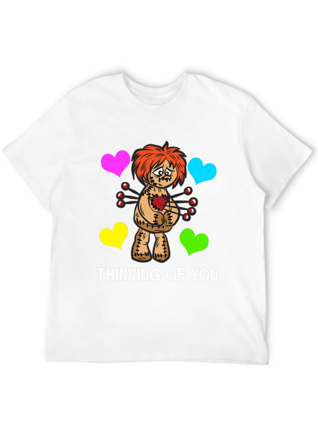 Thinking of You Voodoo Doll Graphic T-Shirt