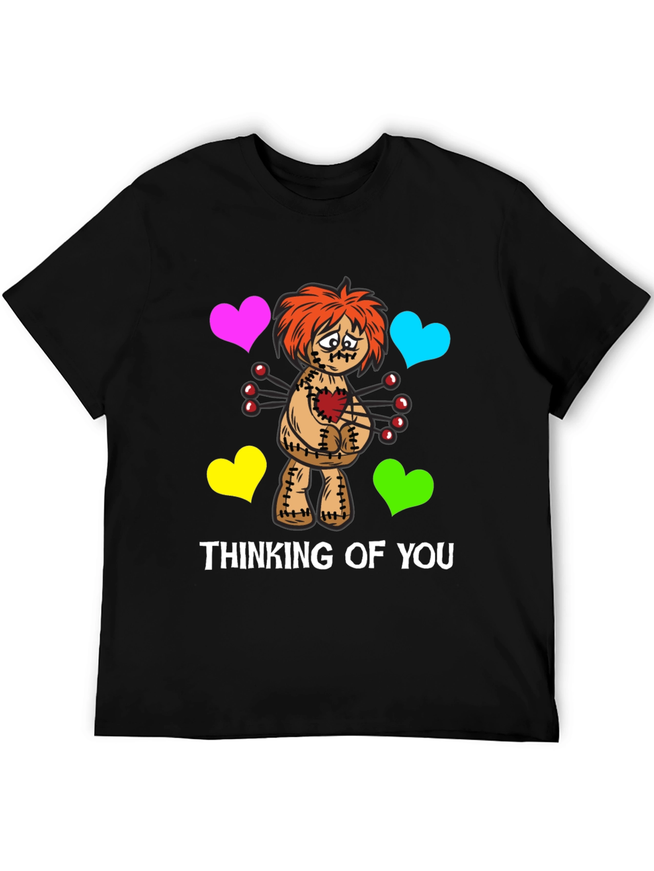 Thinking of You Voodoo Doll Graphic T-Shirt