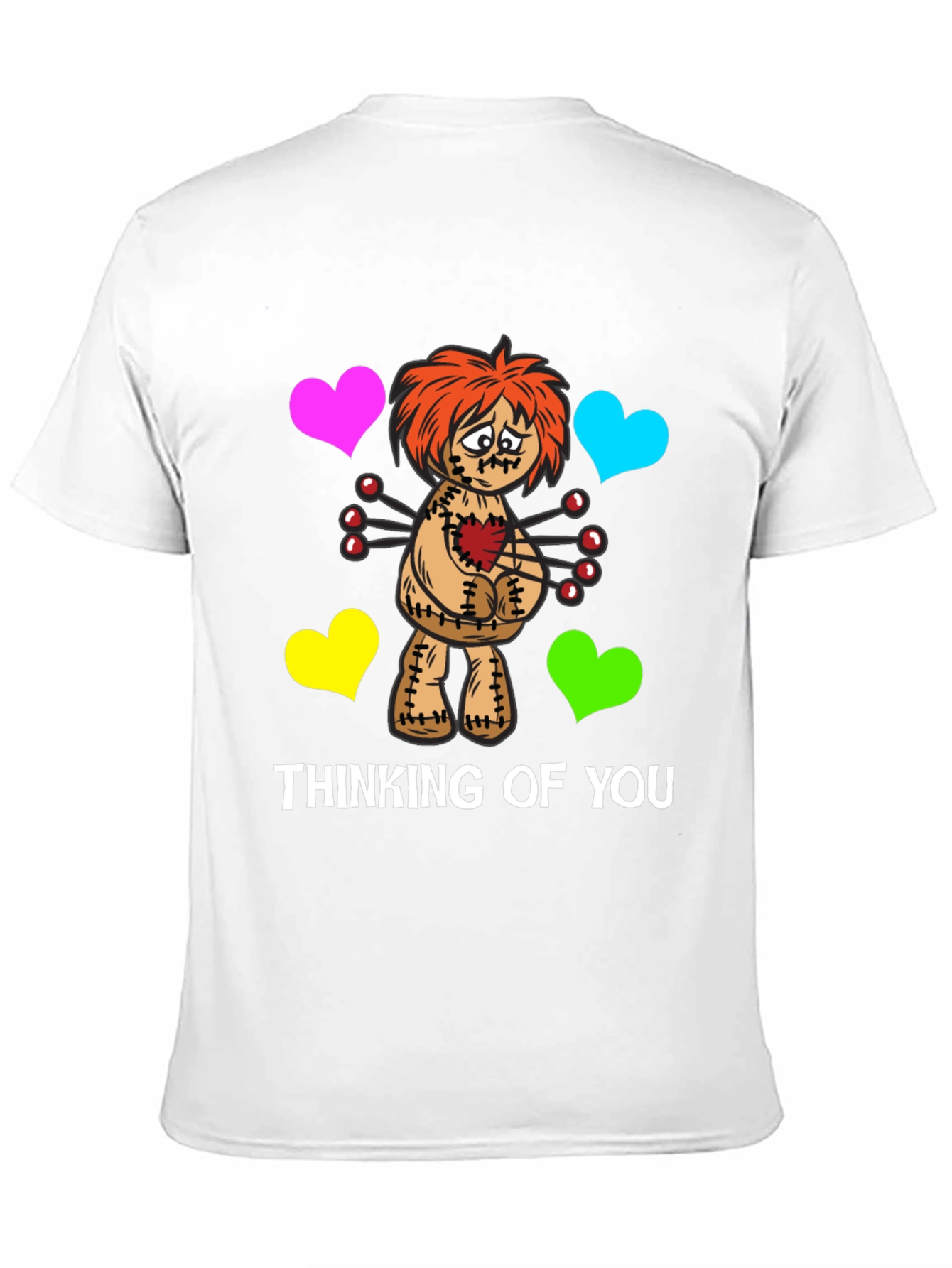 Thinking of You Voodoo Doll Graphic T-Shirt