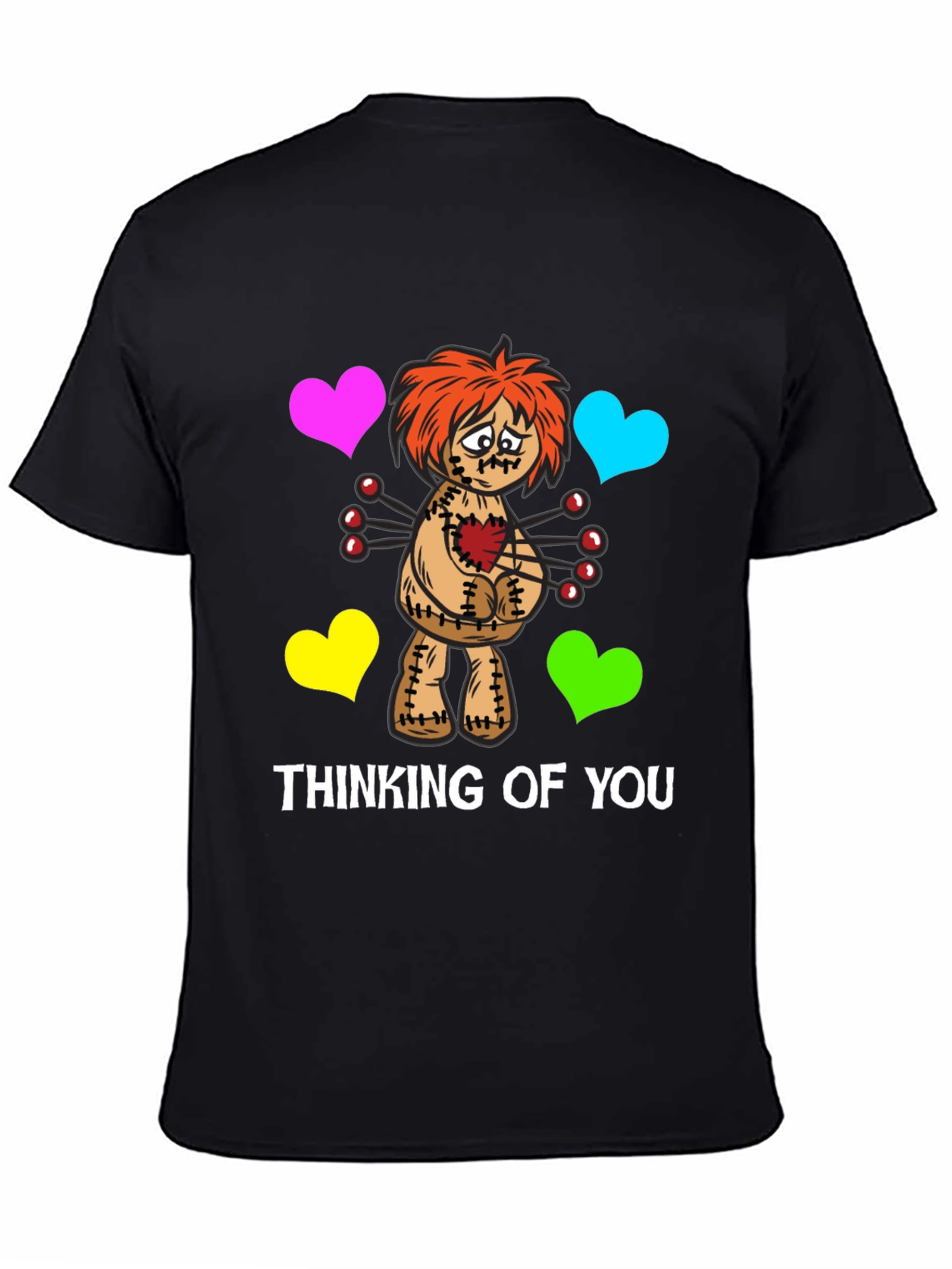 Thinking of You Voodoo Doll Graphic T-Shirt