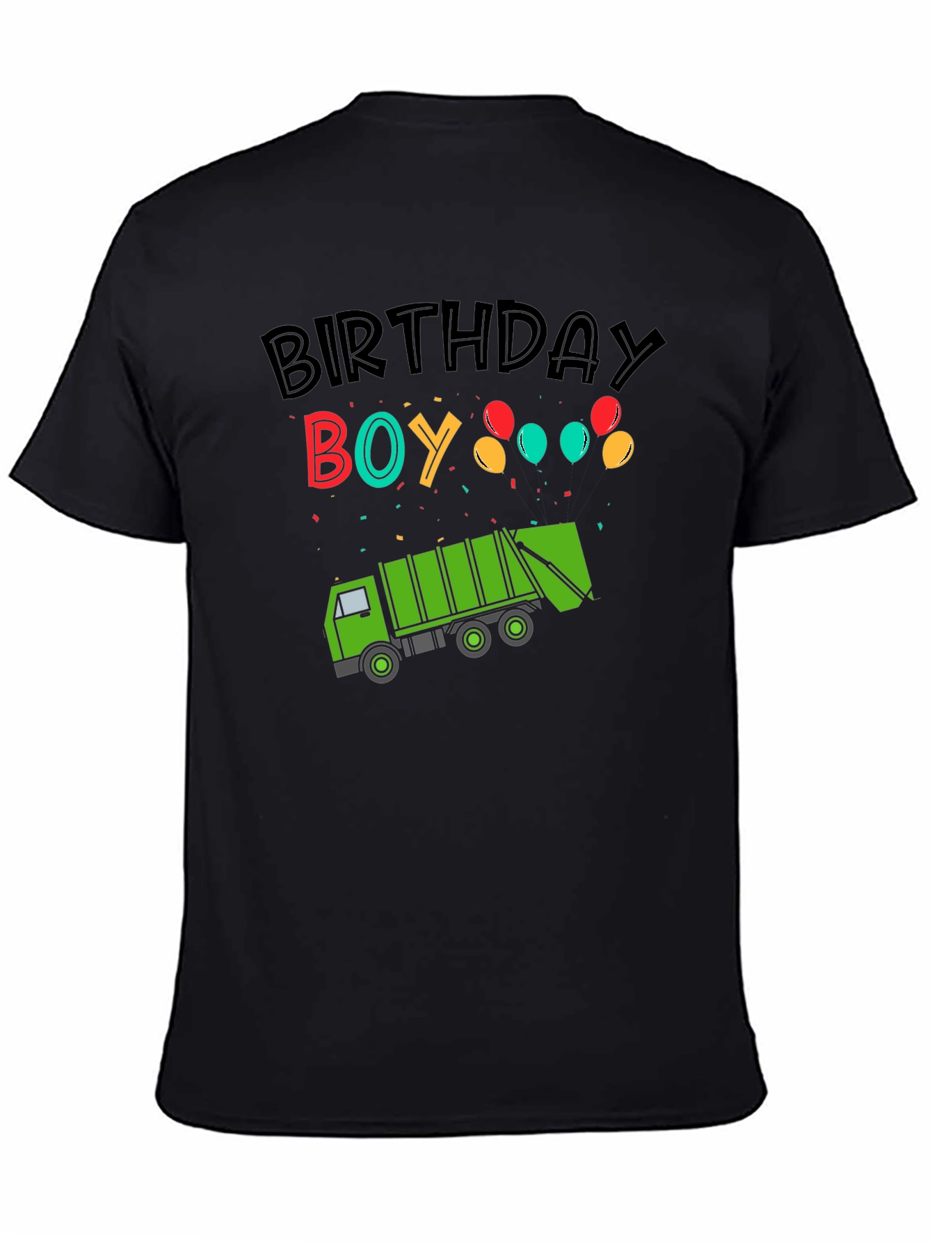 Birthday Boy Garbage Truck T-Shirt