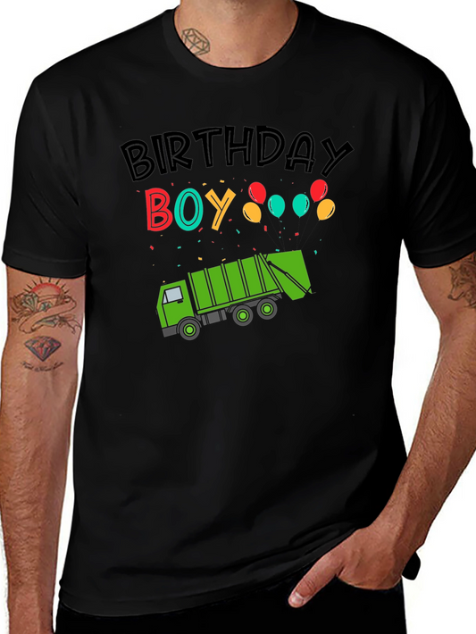 Birthday Boy Garbage Truck T-Shirt