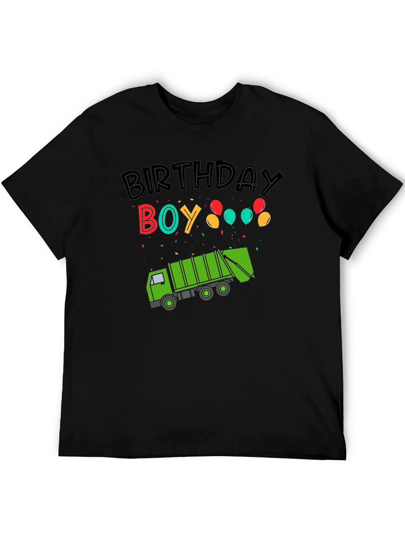 Birthday Boy Garbage Truck T-Shirt