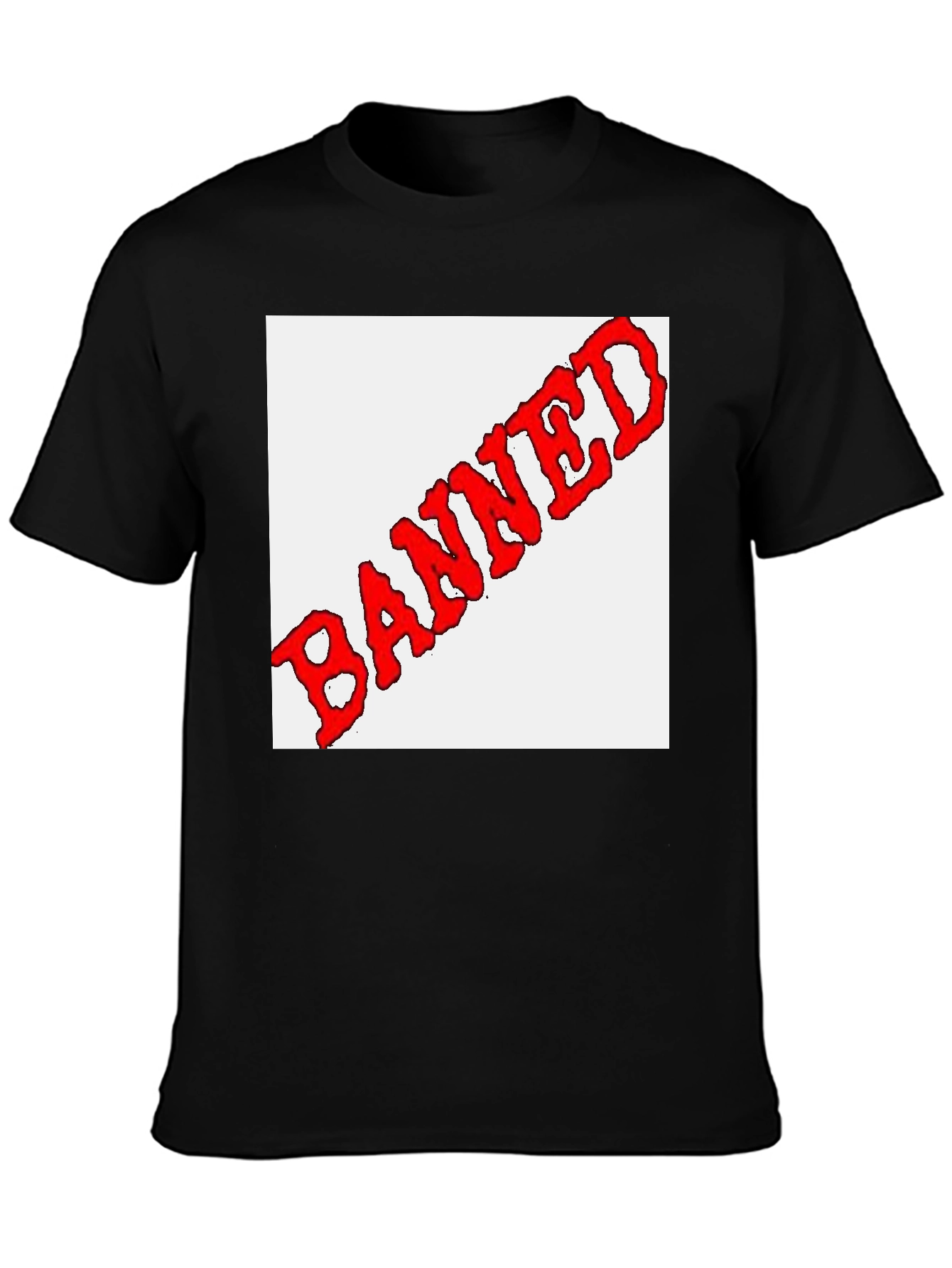 BANNED Graphic Tee - Edgy Statement T-Shirt