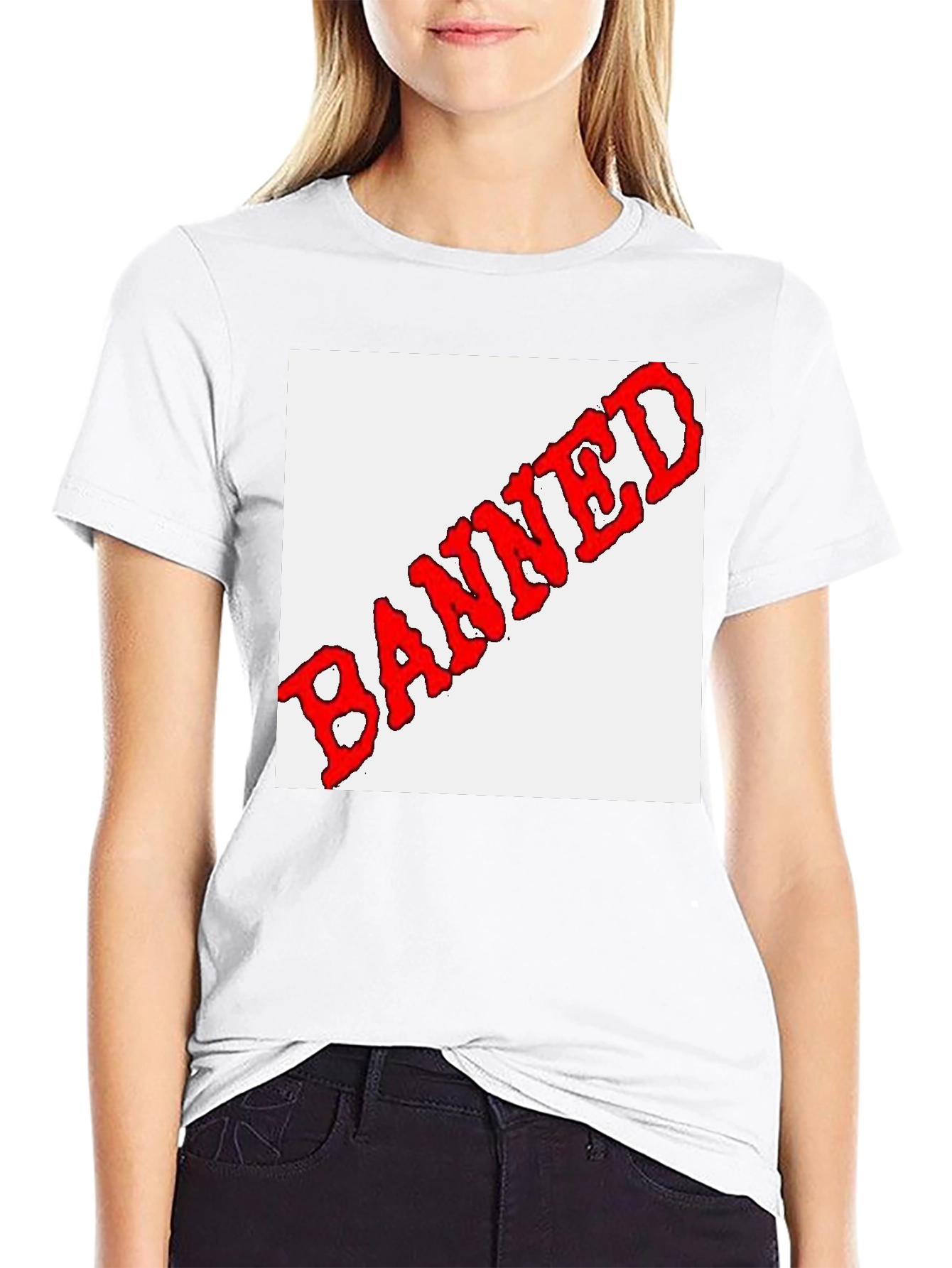 BANNED Graphic Tee - Edgy Statement T-Shirt