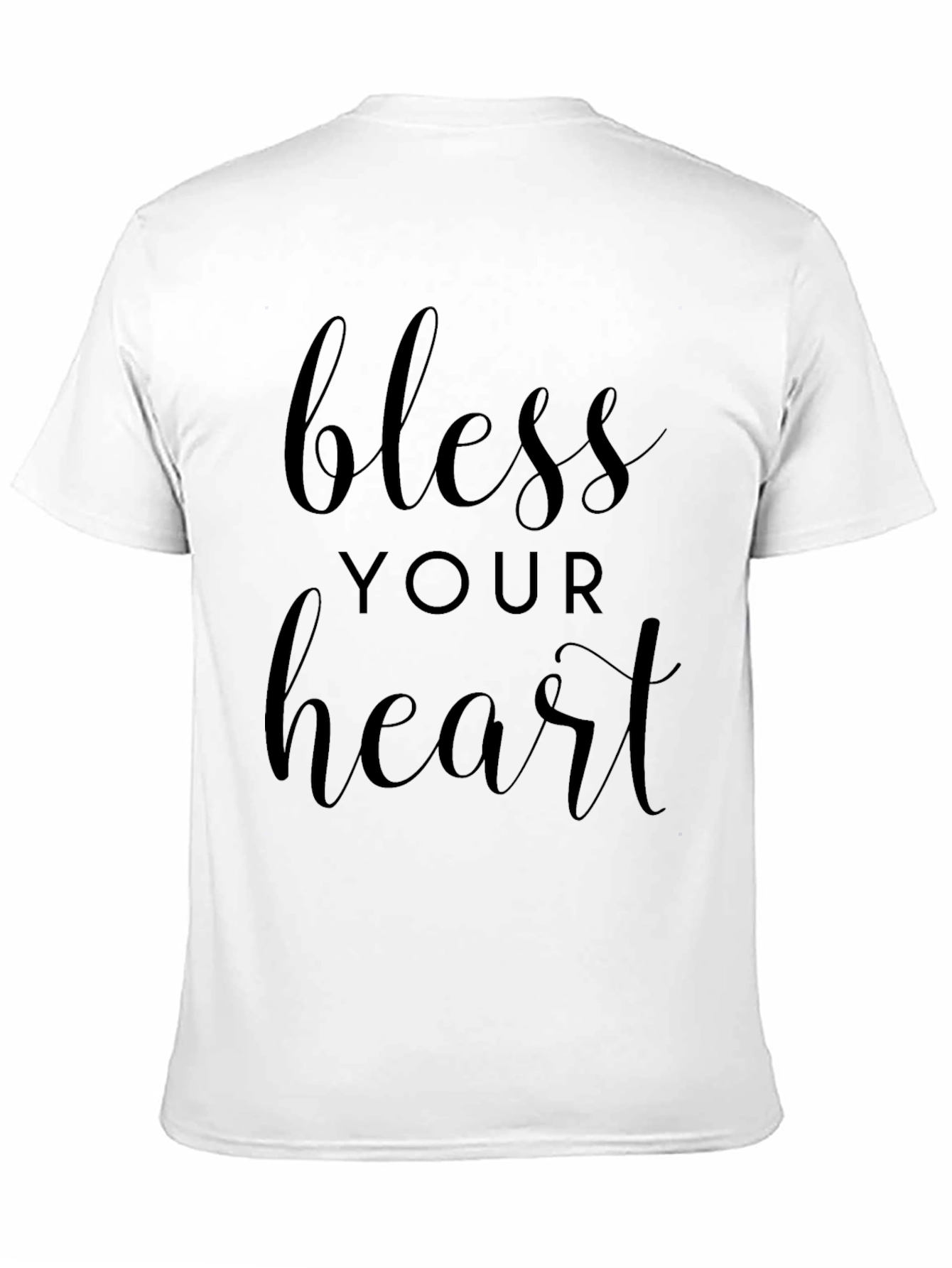 Bless Your Heart Black Graphic T-Shirt