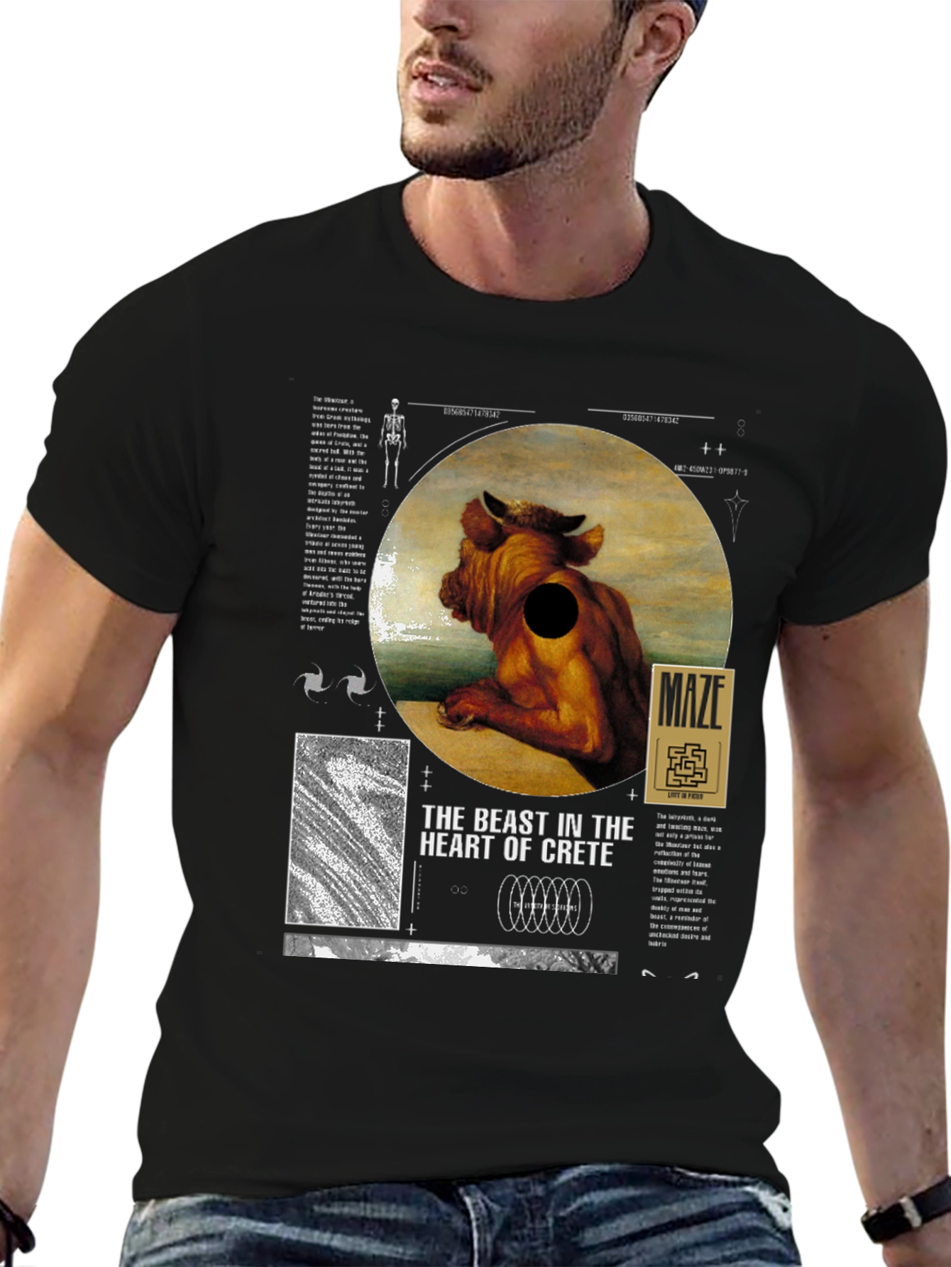 The Beast in the Heart of Crete Graphic Tee
