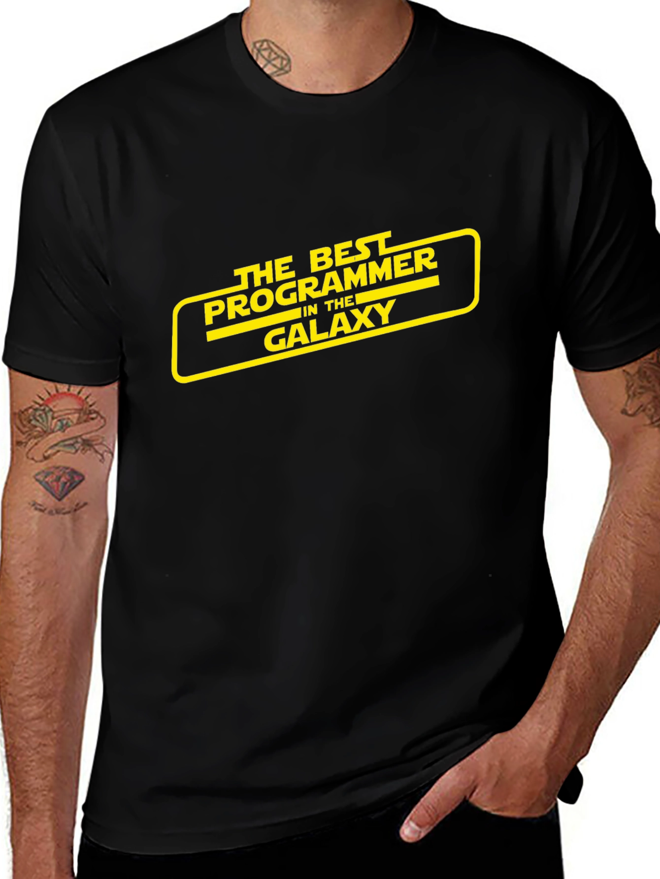 Best Programmer in the Galaxy Black T-Shirt