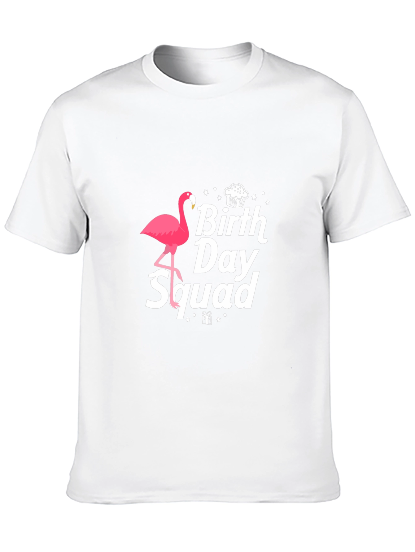 Birthday Squad Flamingo T-Shirt
