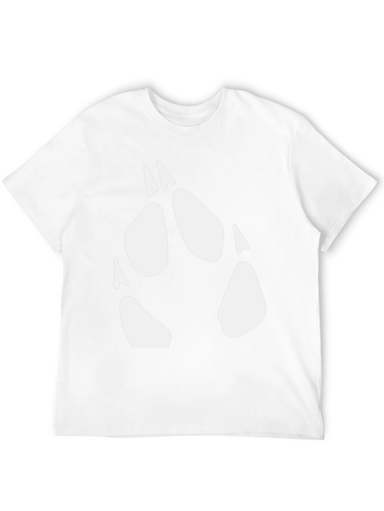 Wolf Paw Print T-Shirt - Animal Lover Tee
