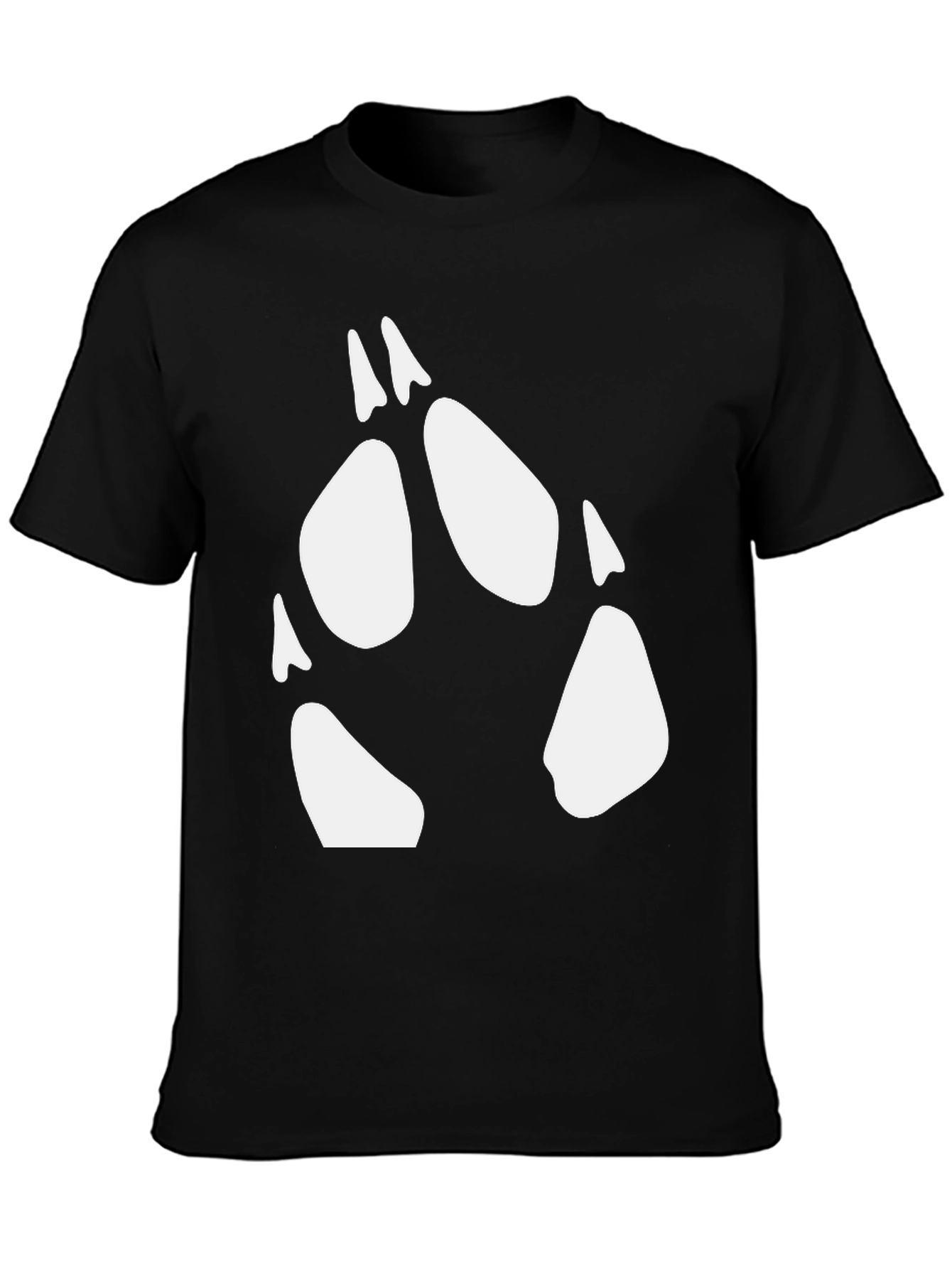 Wolf Paw Print T-Shirt - Animal Lover Tee