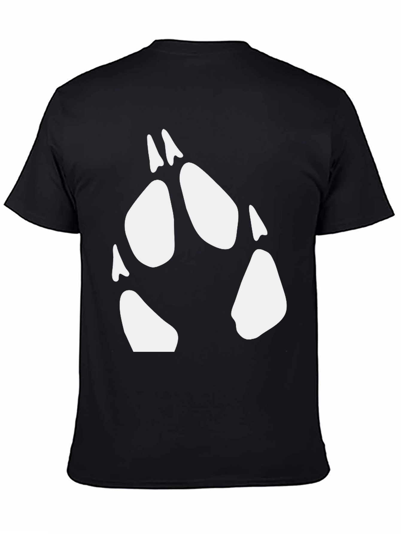 Wolf Paw Print T-Shirt - Animal Lover Tee