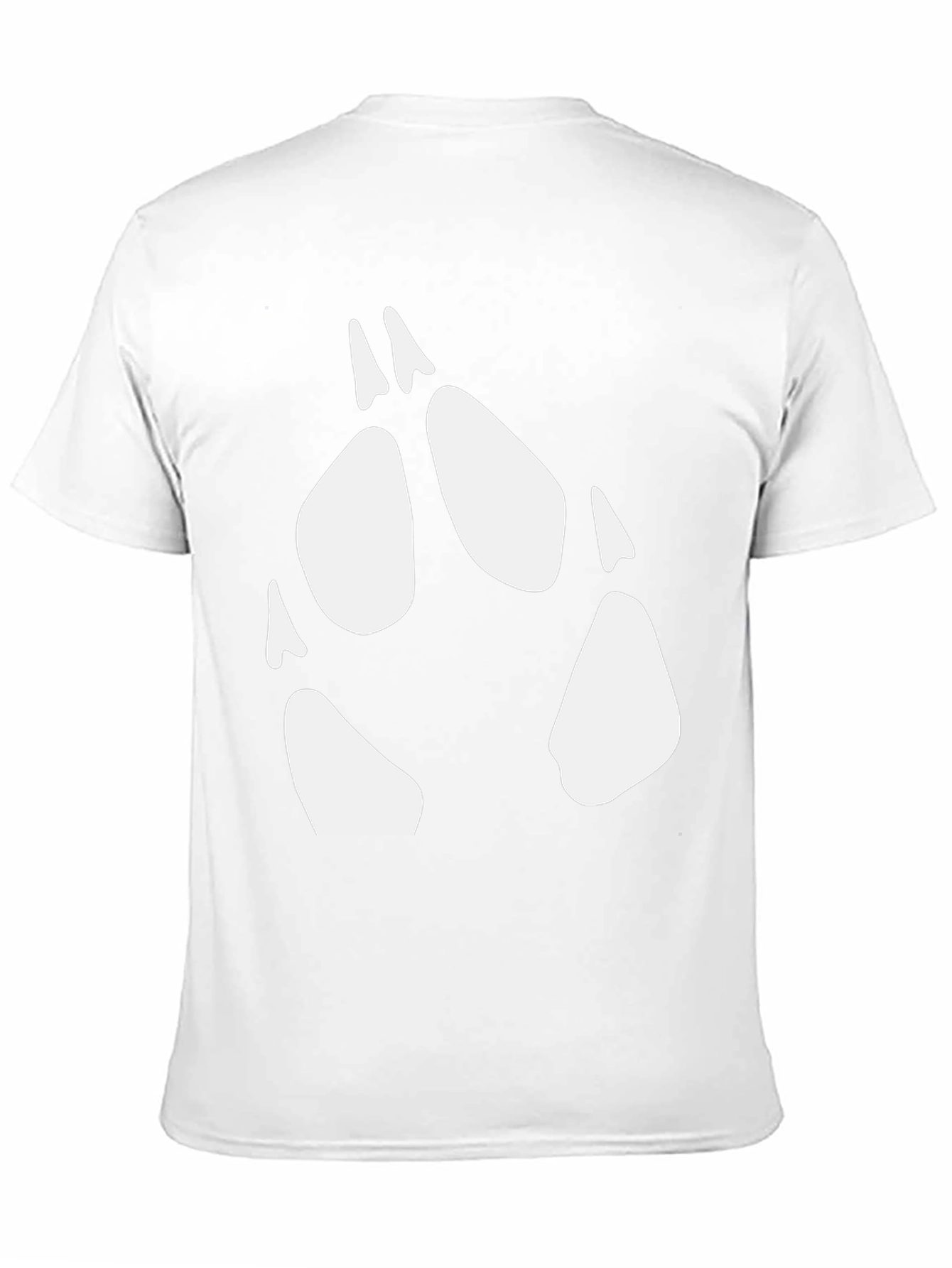 Wolf Paw Print T-Shirt - Animal Lover Tee