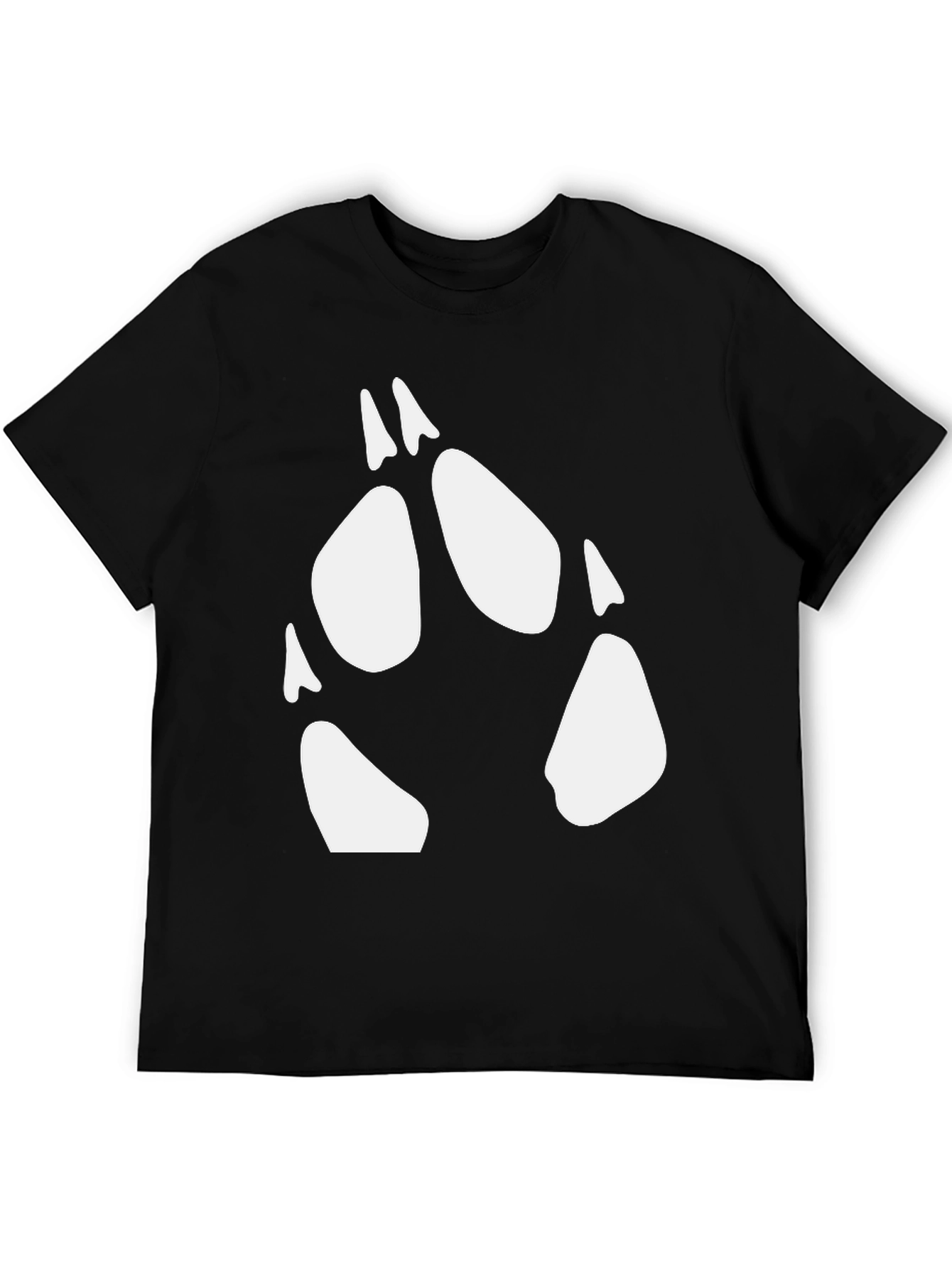 Wolf Paw Print T-Shirt - Animal Lover Tee
