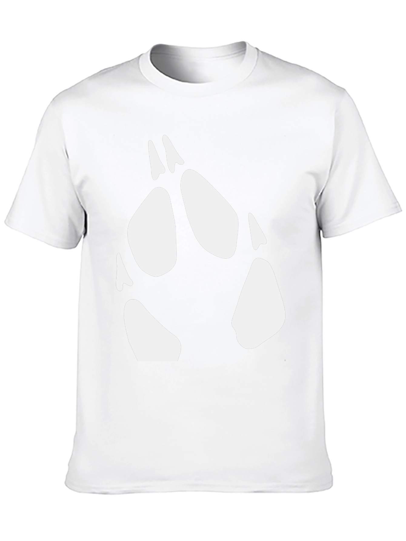 Wolf Paw Print T-Shirt - Animal Lover Tee