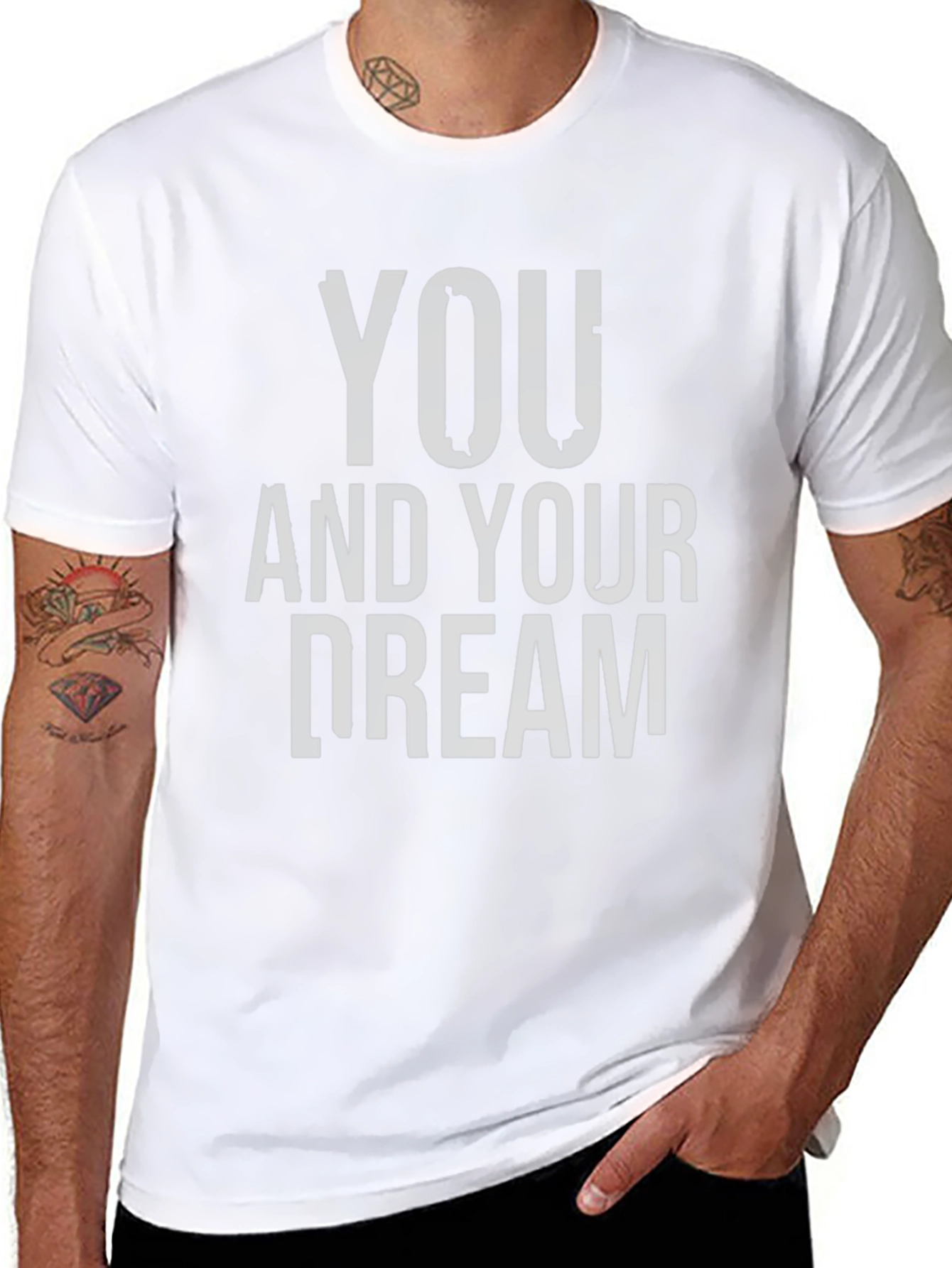 You and Your Dream Graphic Tee - Black
