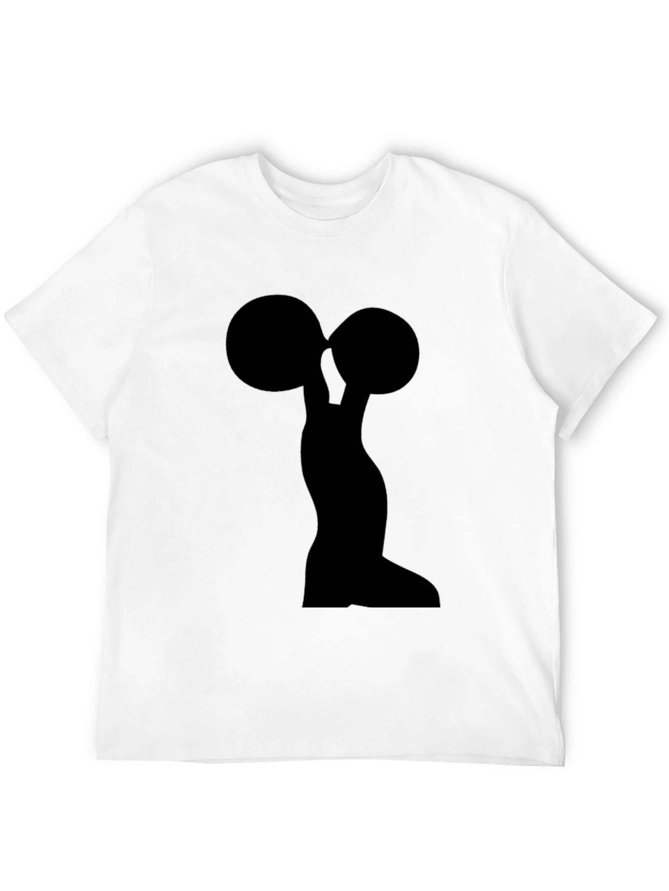 Weightlifter Silhouette Black T-Shirt