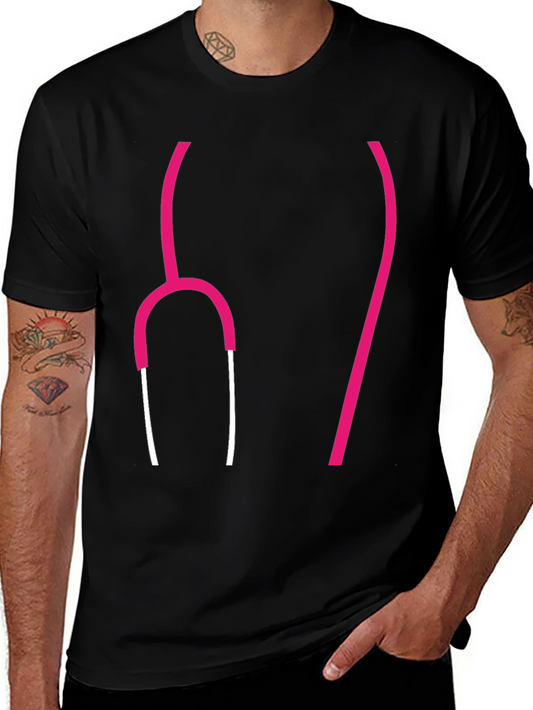 Stethoscope Graphic Tee - Medical Humor T-Shirt