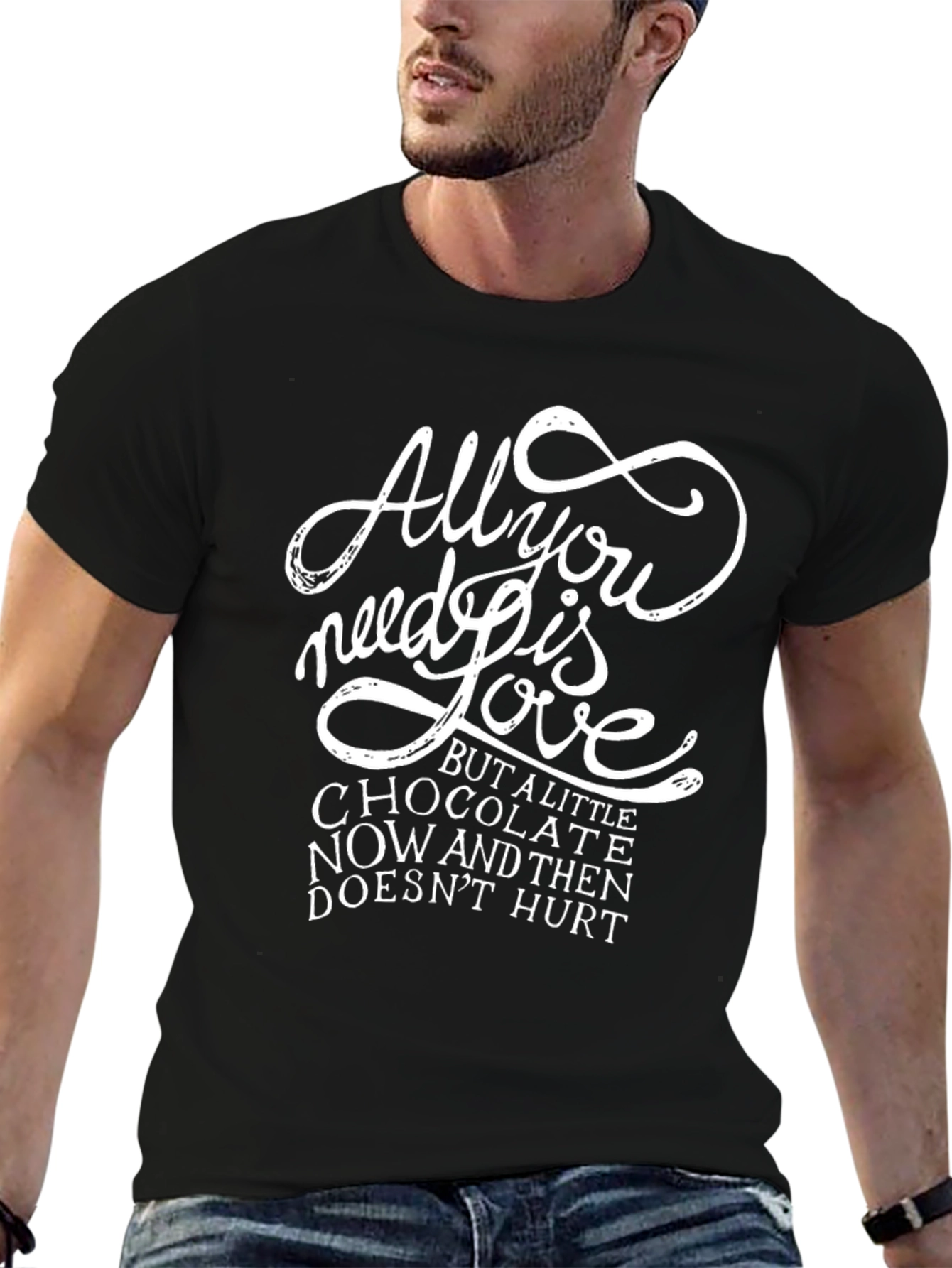 All You Need is Love Chocolate T-Shirt