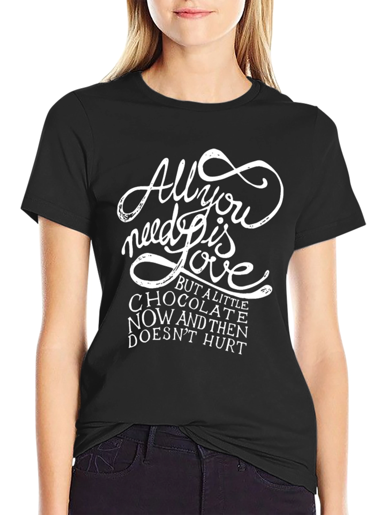 All You Need is Love Chocolate T-Shirt