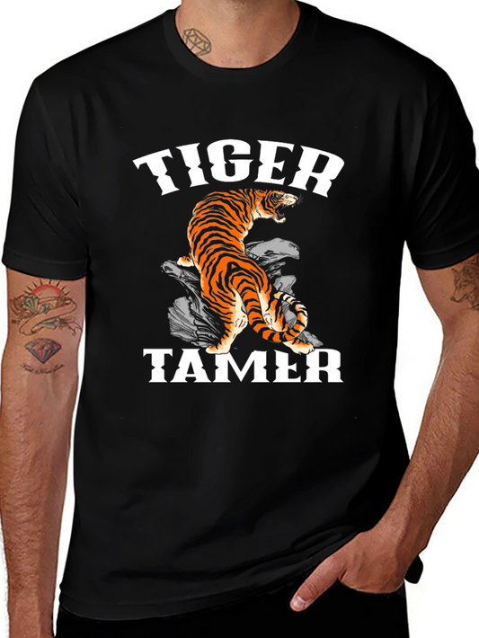 Tiger Tamer Graphic Tee - Classic Black T-Shirt