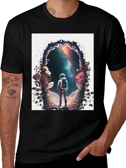 Astronaut Portal Graphic T-Shirt