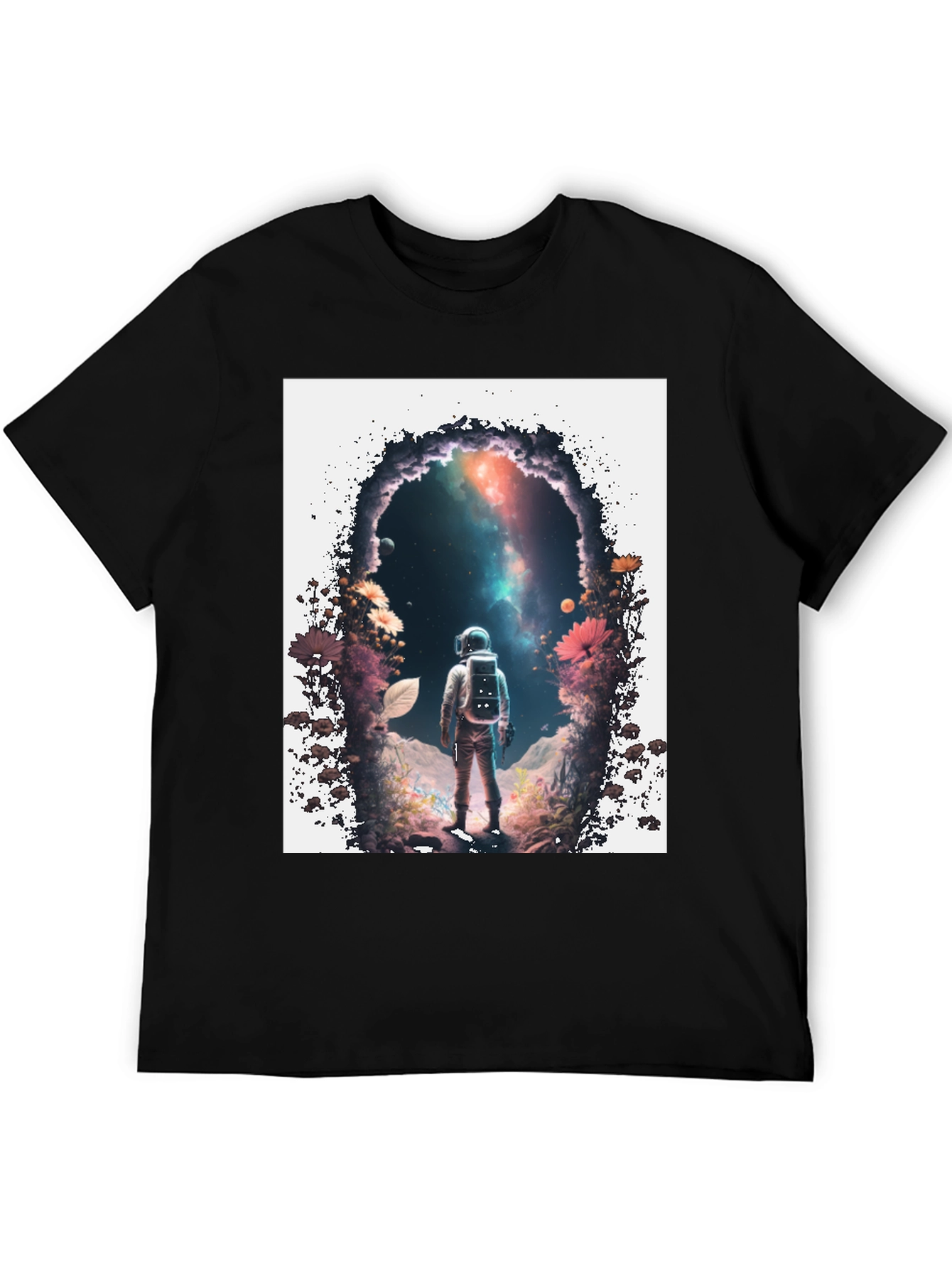 Astronaut Portal Graphic T-Shirt