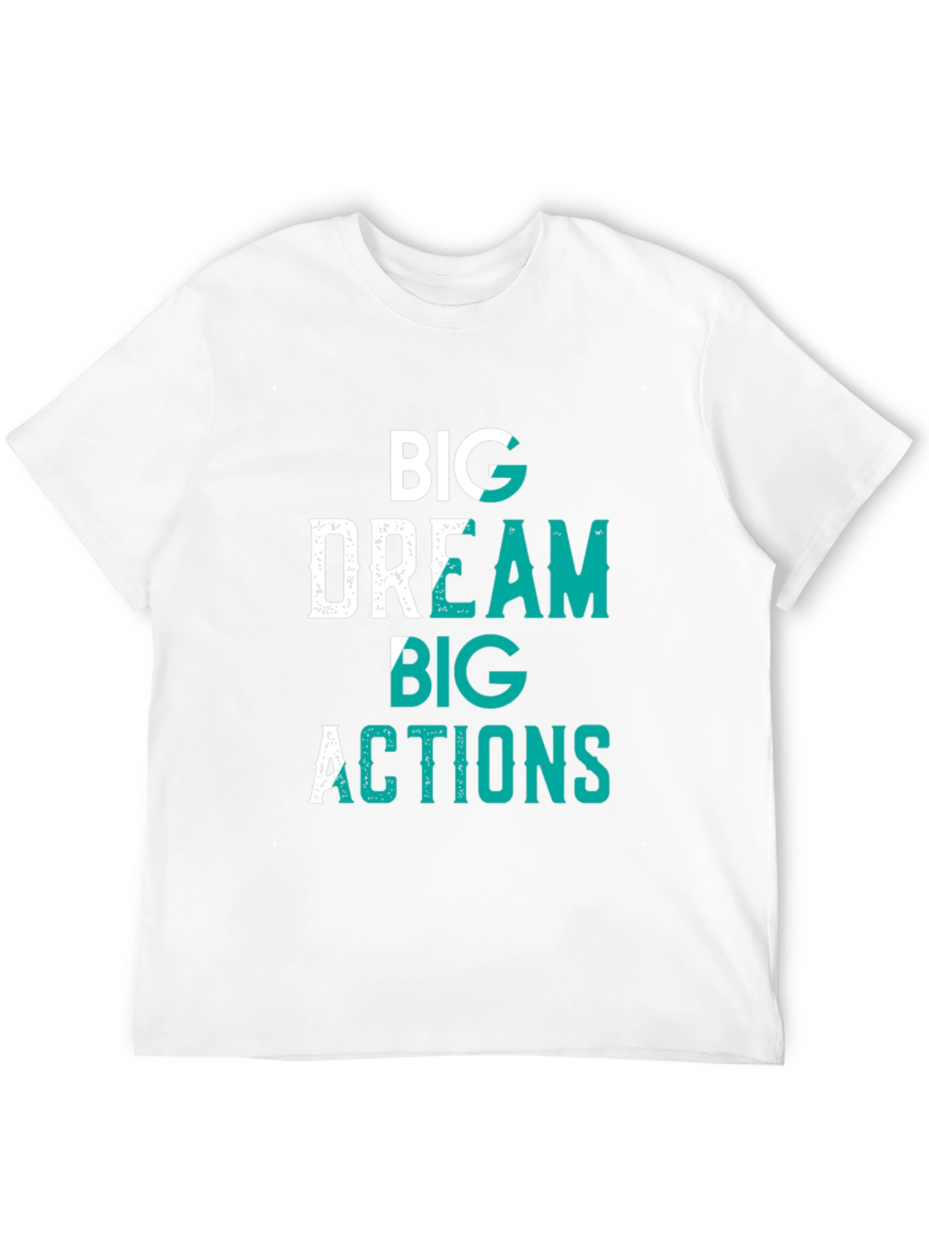 Big Dream Big Actions Graphic Tee - Black