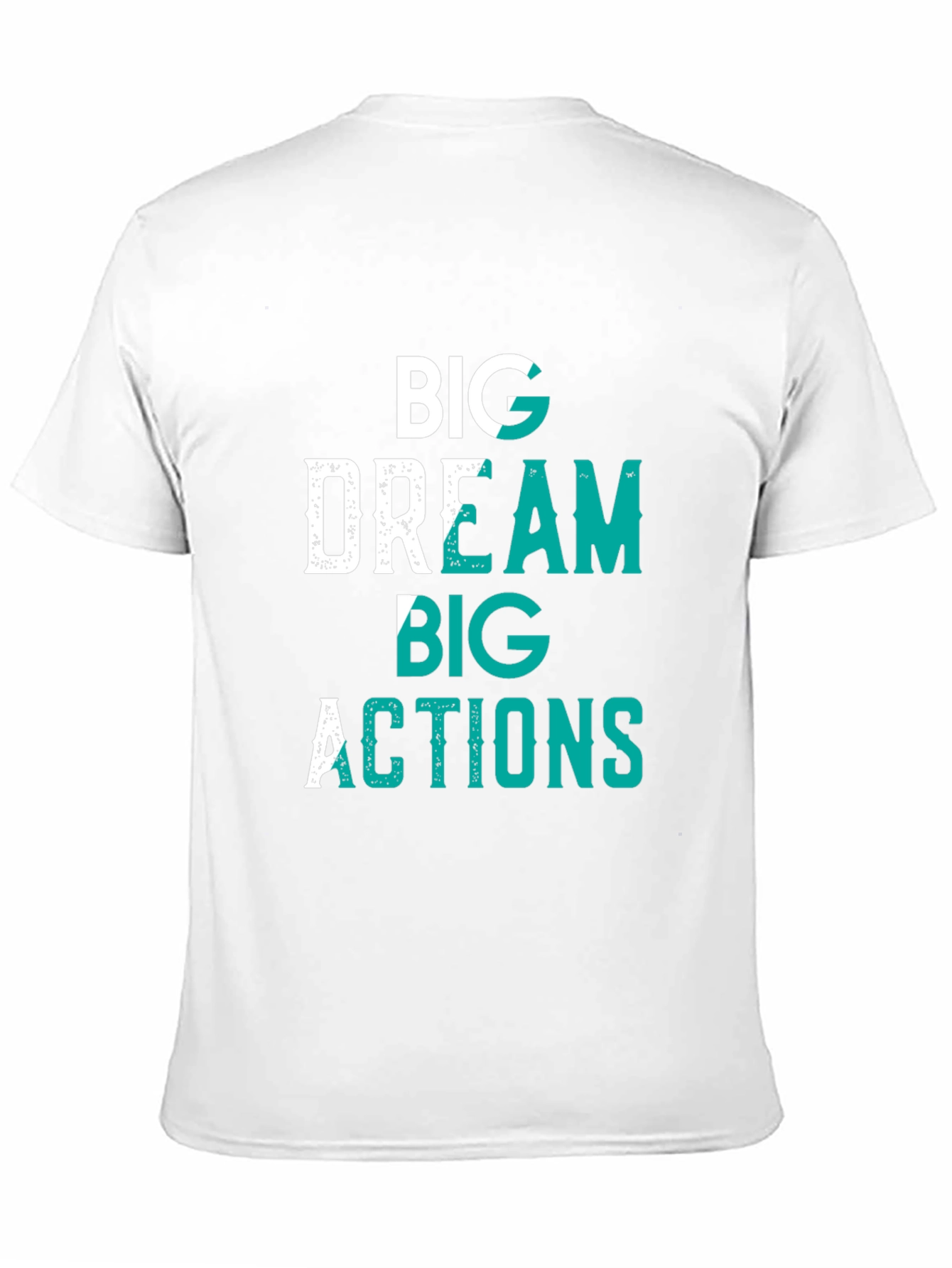 Big Dream Big Actions Graphic Tee - Black