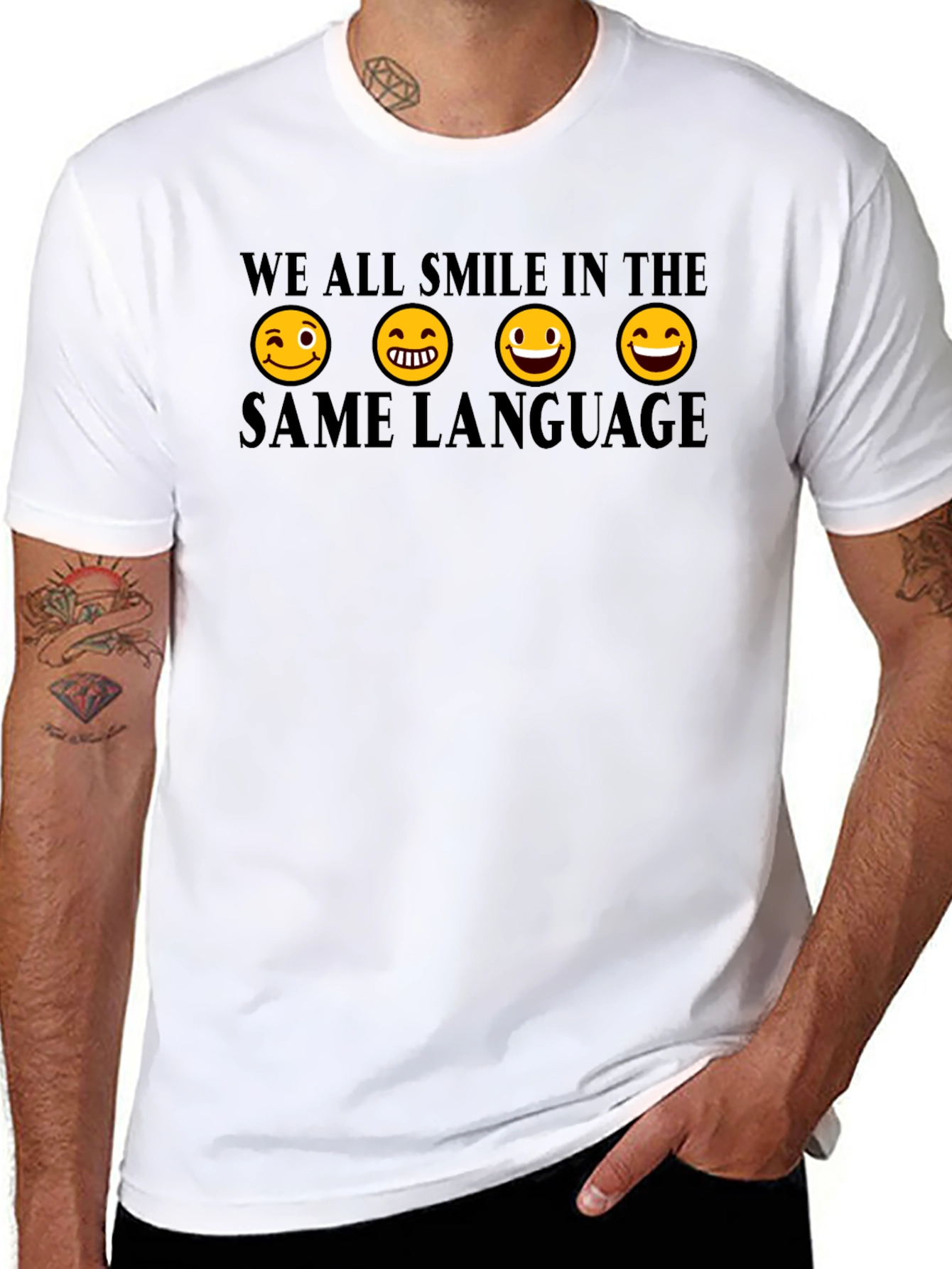 We All Smile Tee - Emoticon T-Shirt
