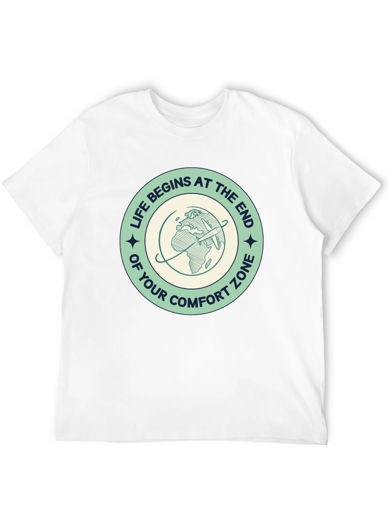 Adventure Begins Tee - Comfort Zone Departure