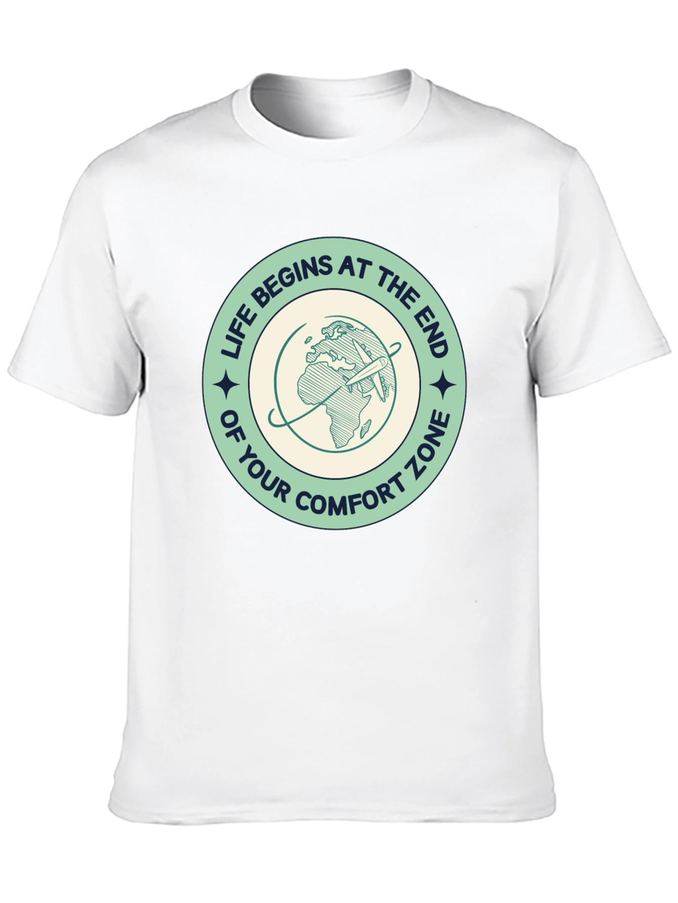 Adventure Begins Tee - Comfort Zone Departure