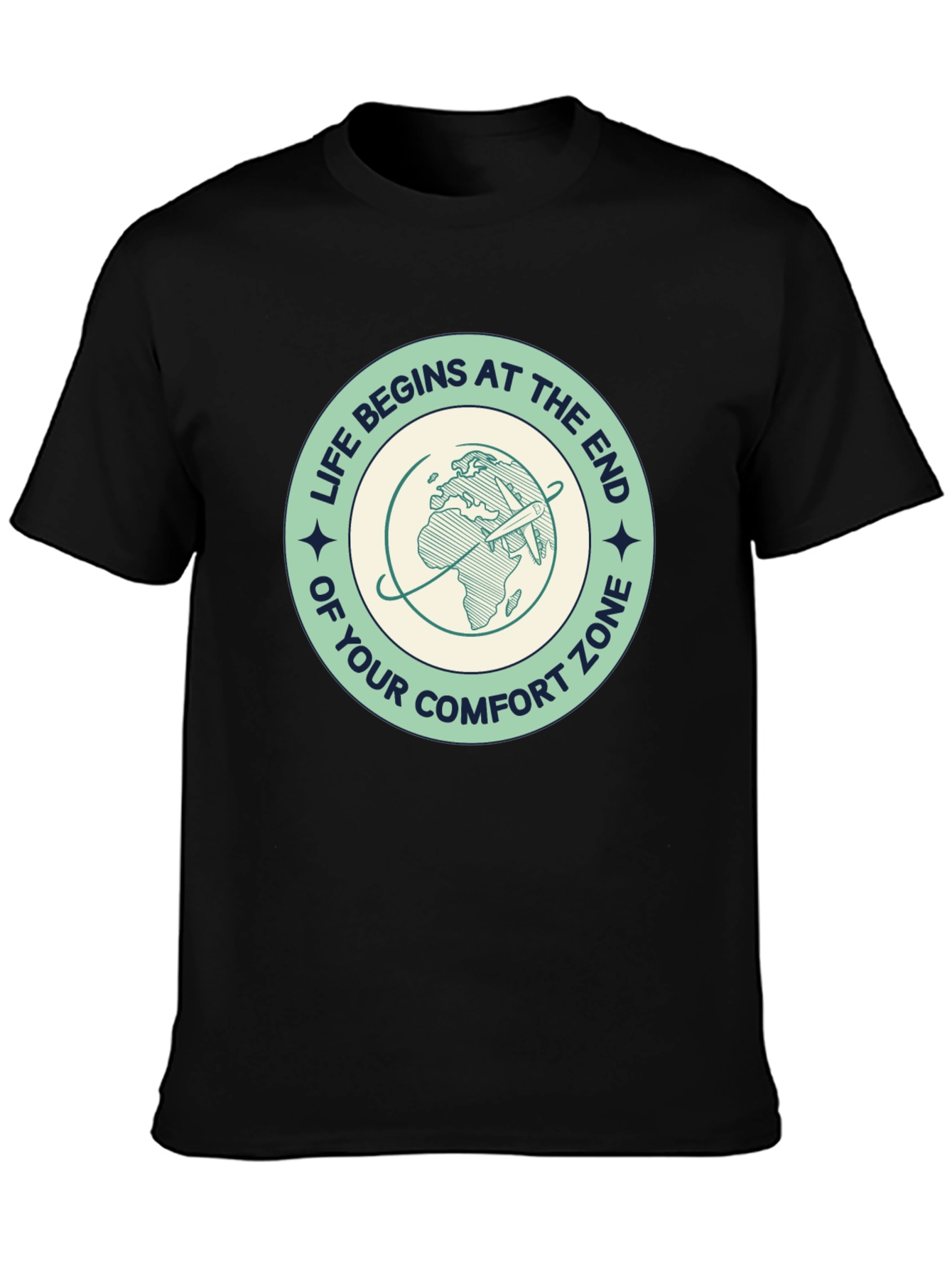 Adventure Begins Tee - Comfort Zone Departure