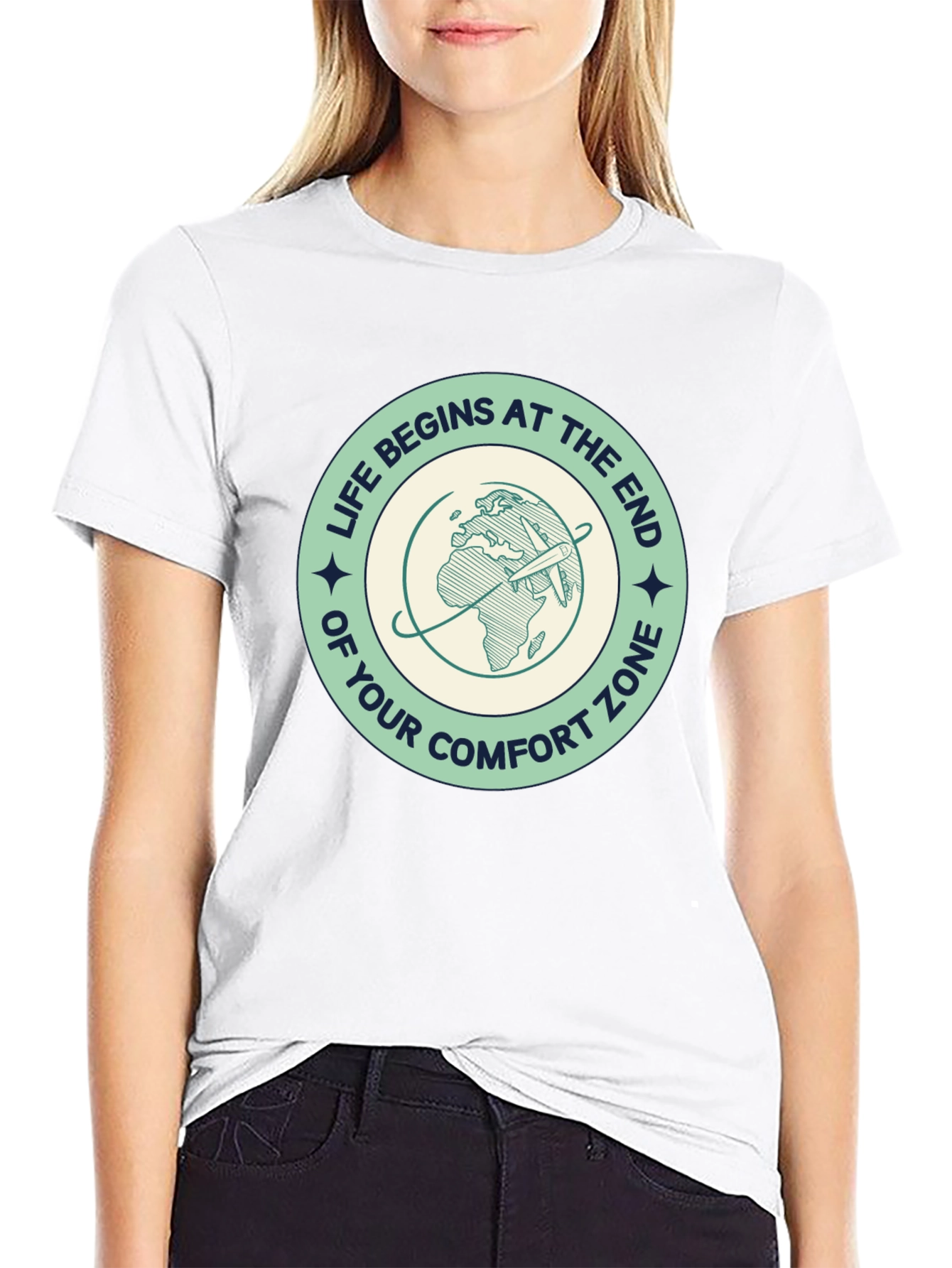 Adventure Begins Tee - Comfort Zone Departure