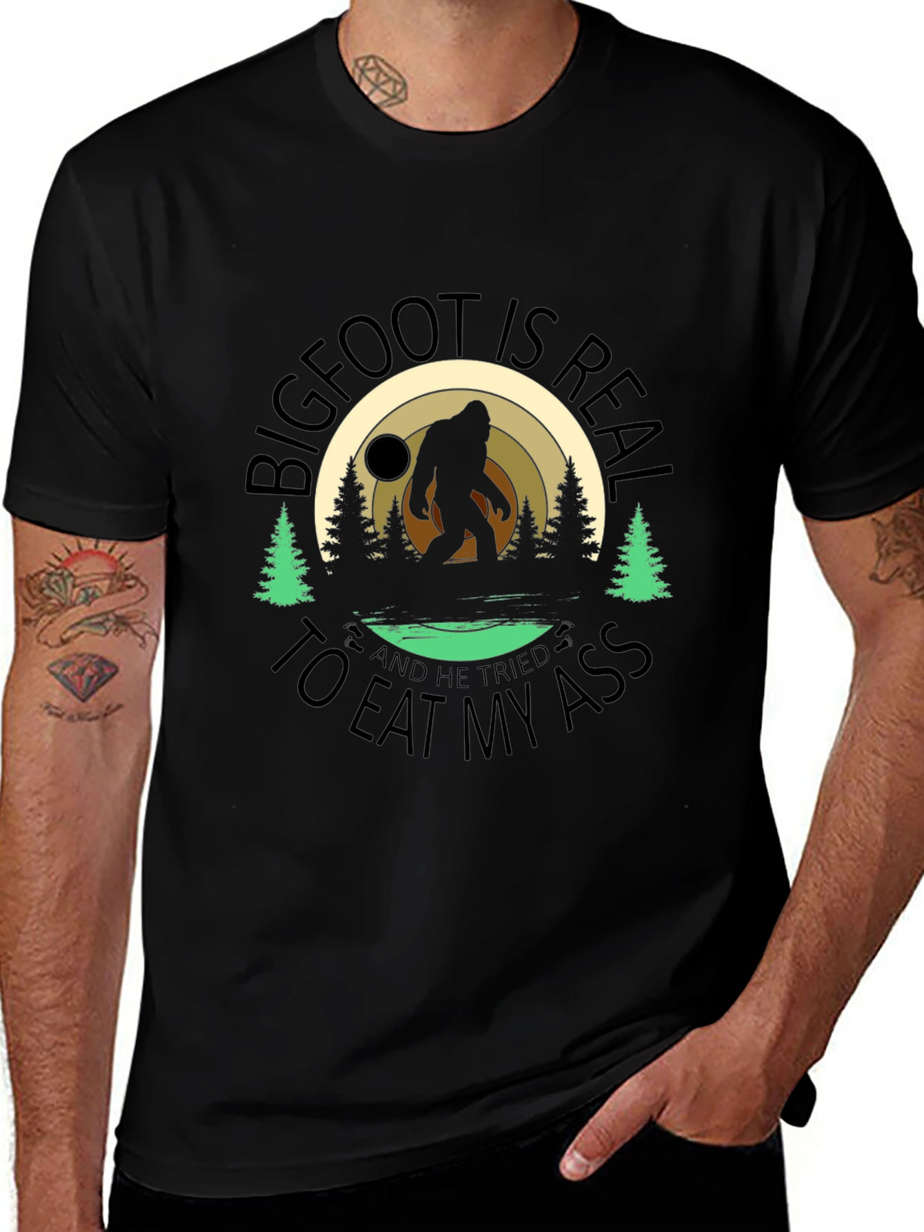 Bigfoot Tried to Eat My Ass T-Shirt