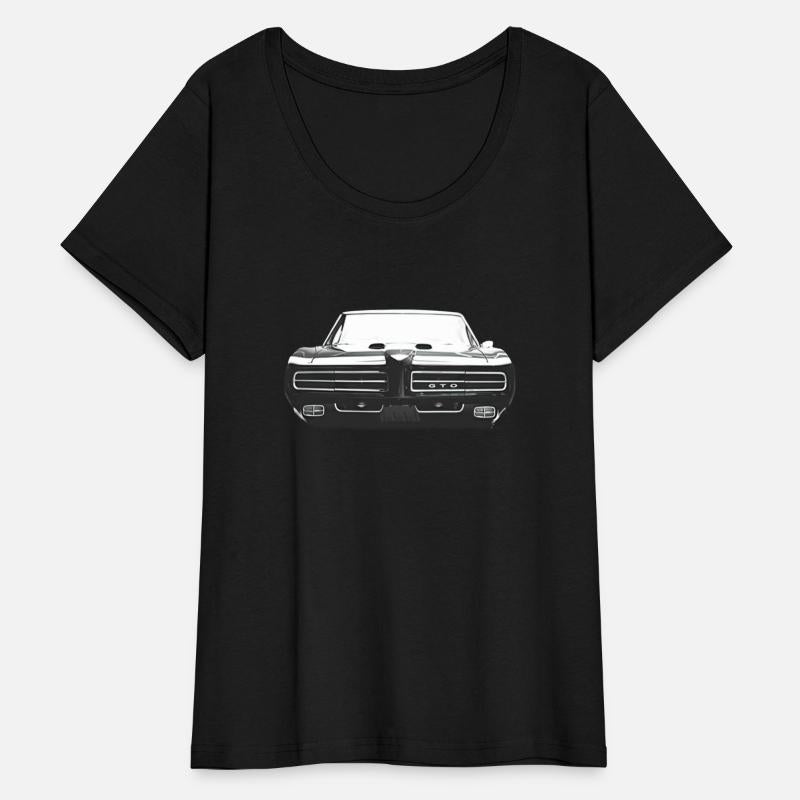 1969 Pontiac GTO Front Grill View Silhouette