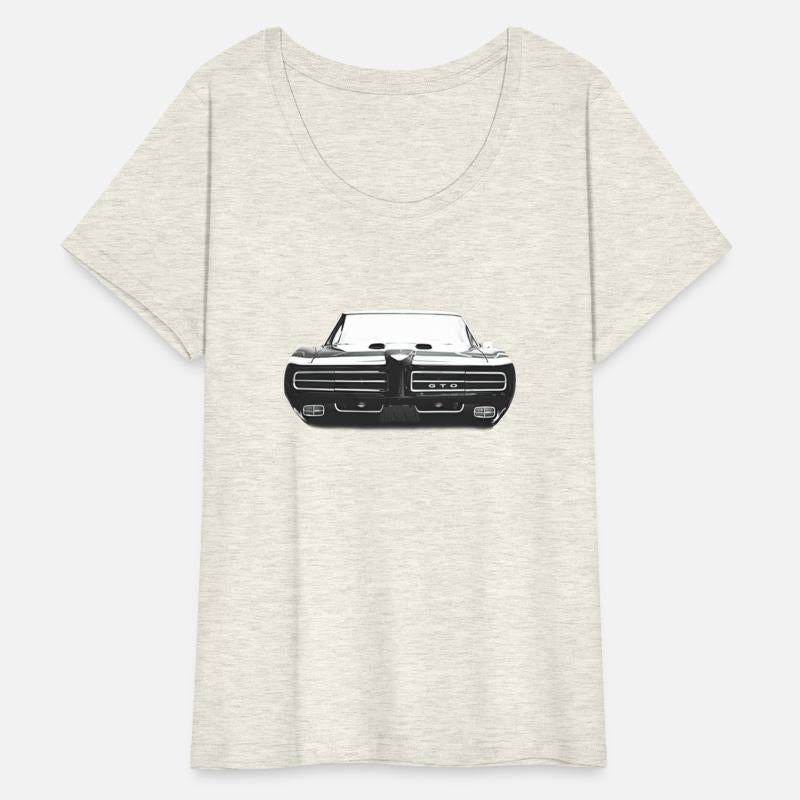 1969 Pontiac GTO Front Grill View Silhouette