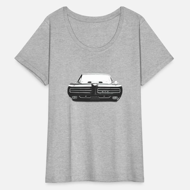 1969 Pontiac GTO Front Grill View Silhouette