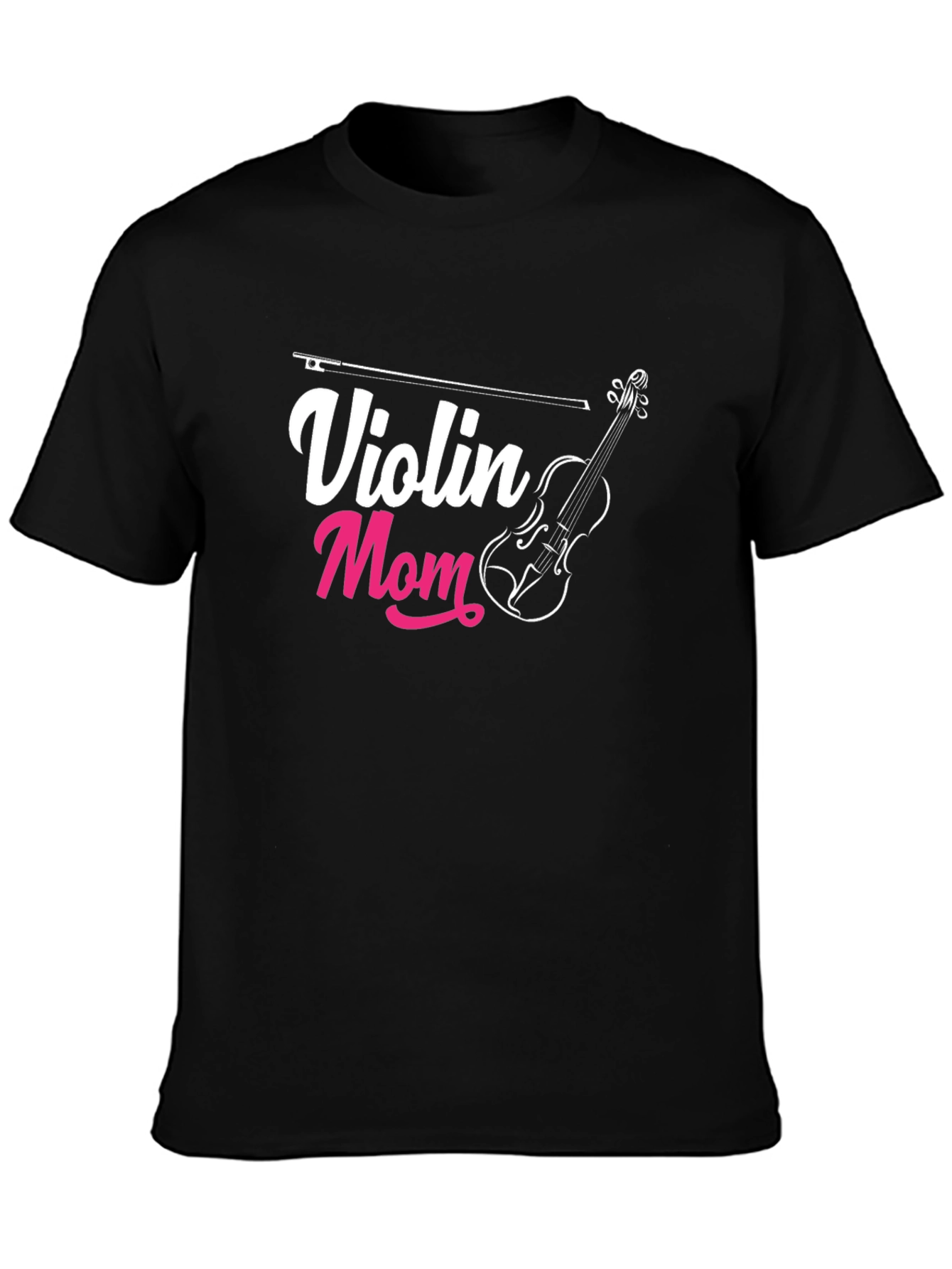 Violin Mom Graphic T-Shirt - Music Lover Tee
