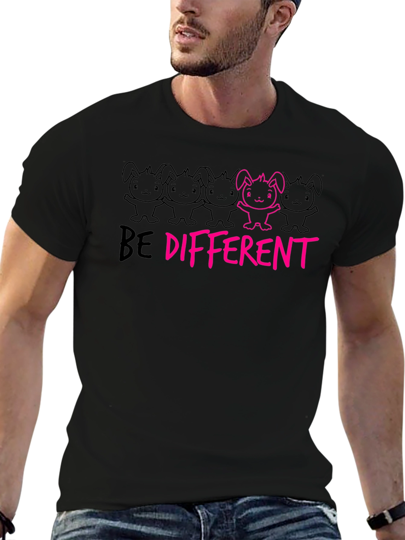 Be Different Bunny Tee
