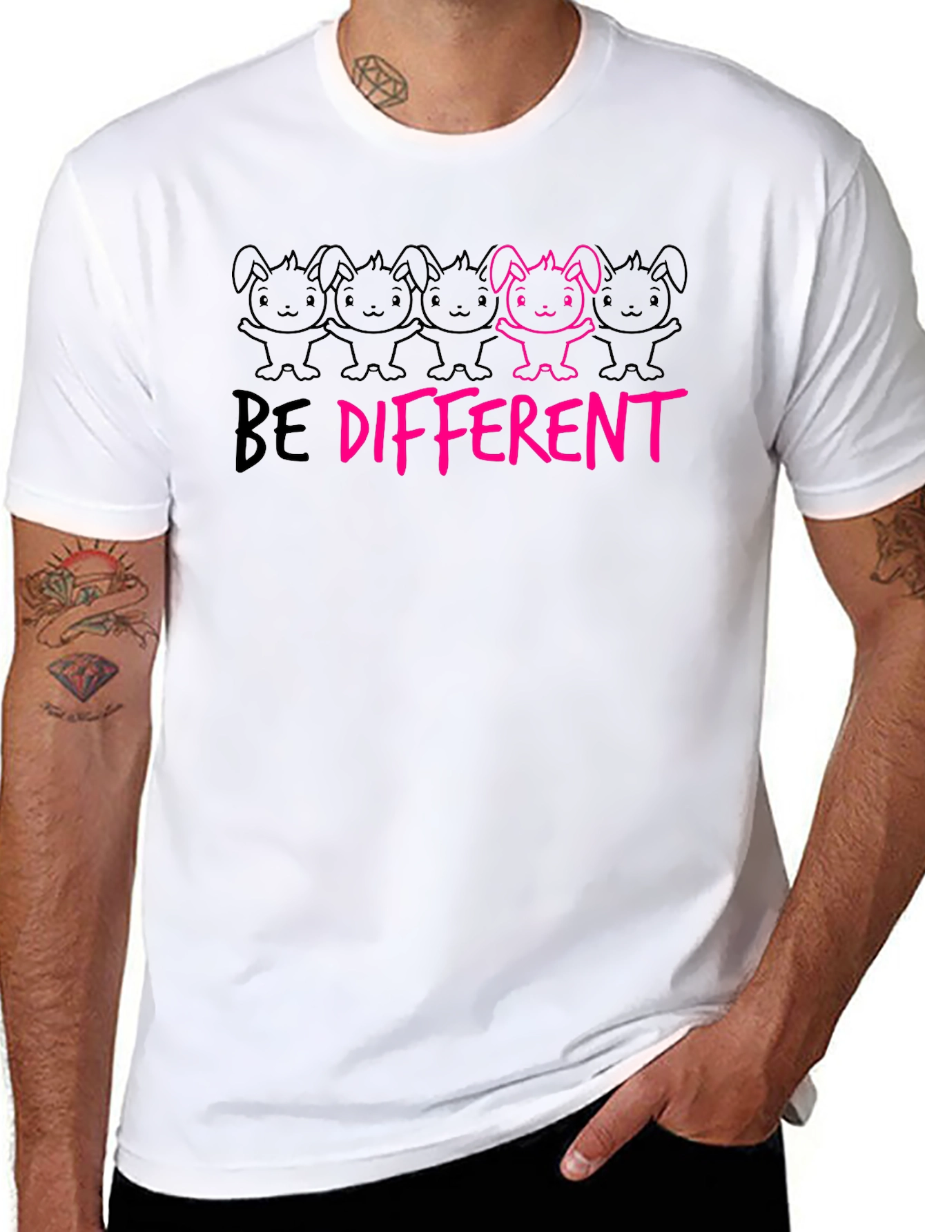 Be Different Bunny Tee