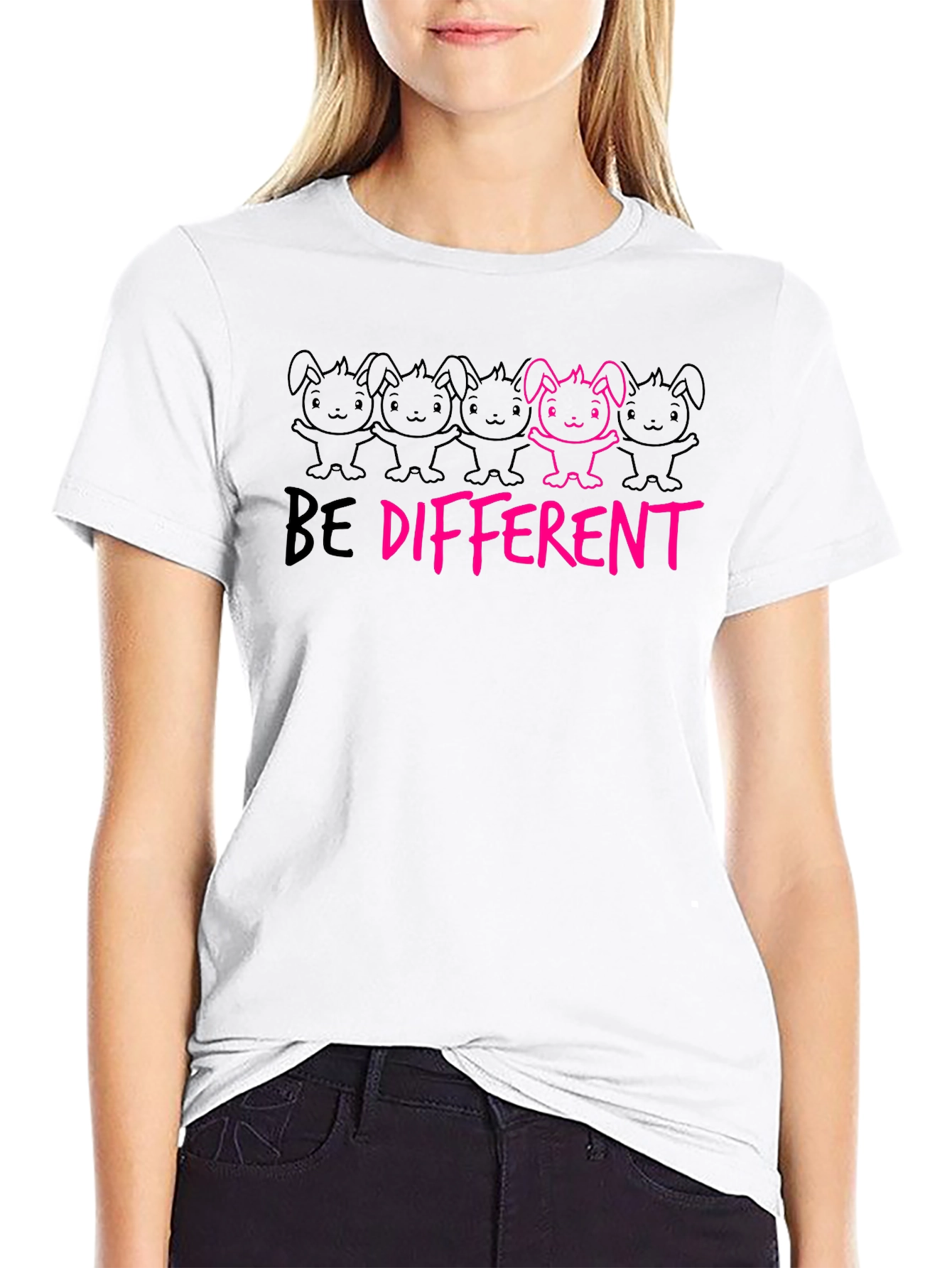 Be Different Bunny Tee